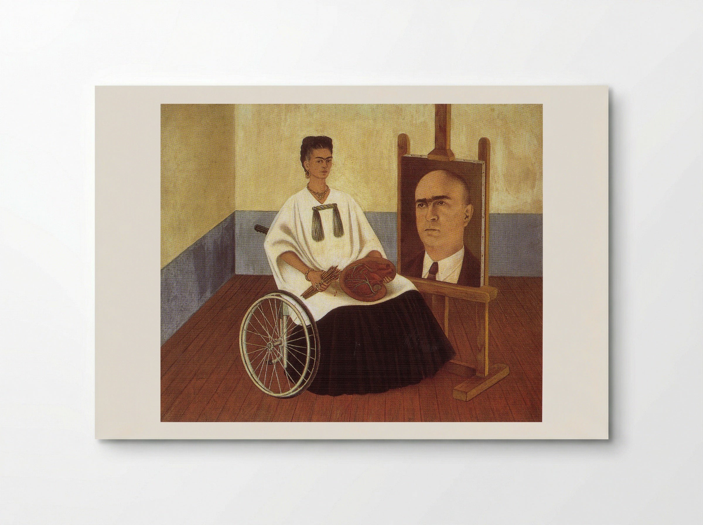 Self-Portrait with the Portrait of Doctor Farill - Frida Kahlo - Poster