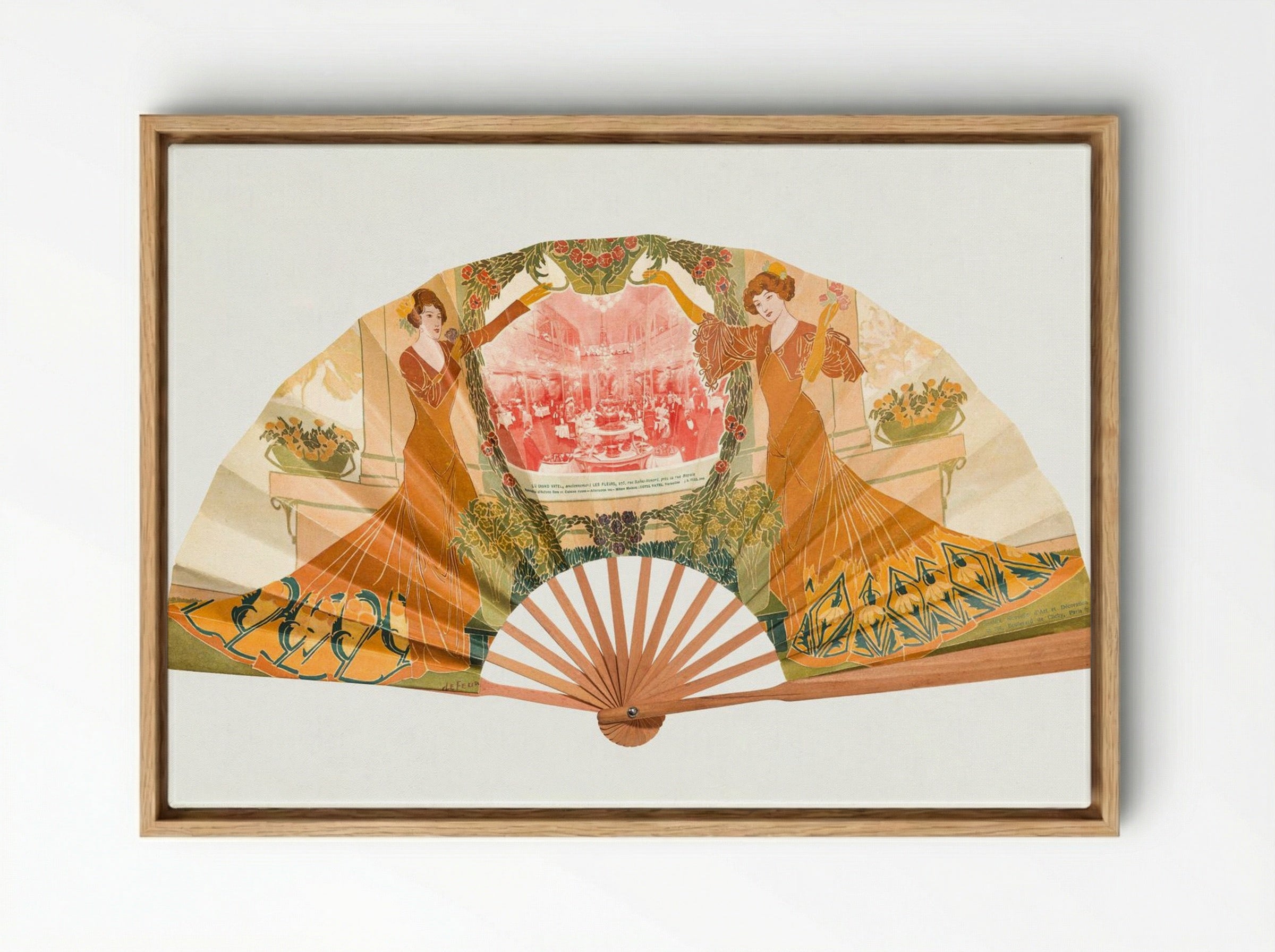 The Grand Vatel - Georges de Feure - Framed Canvas Wood