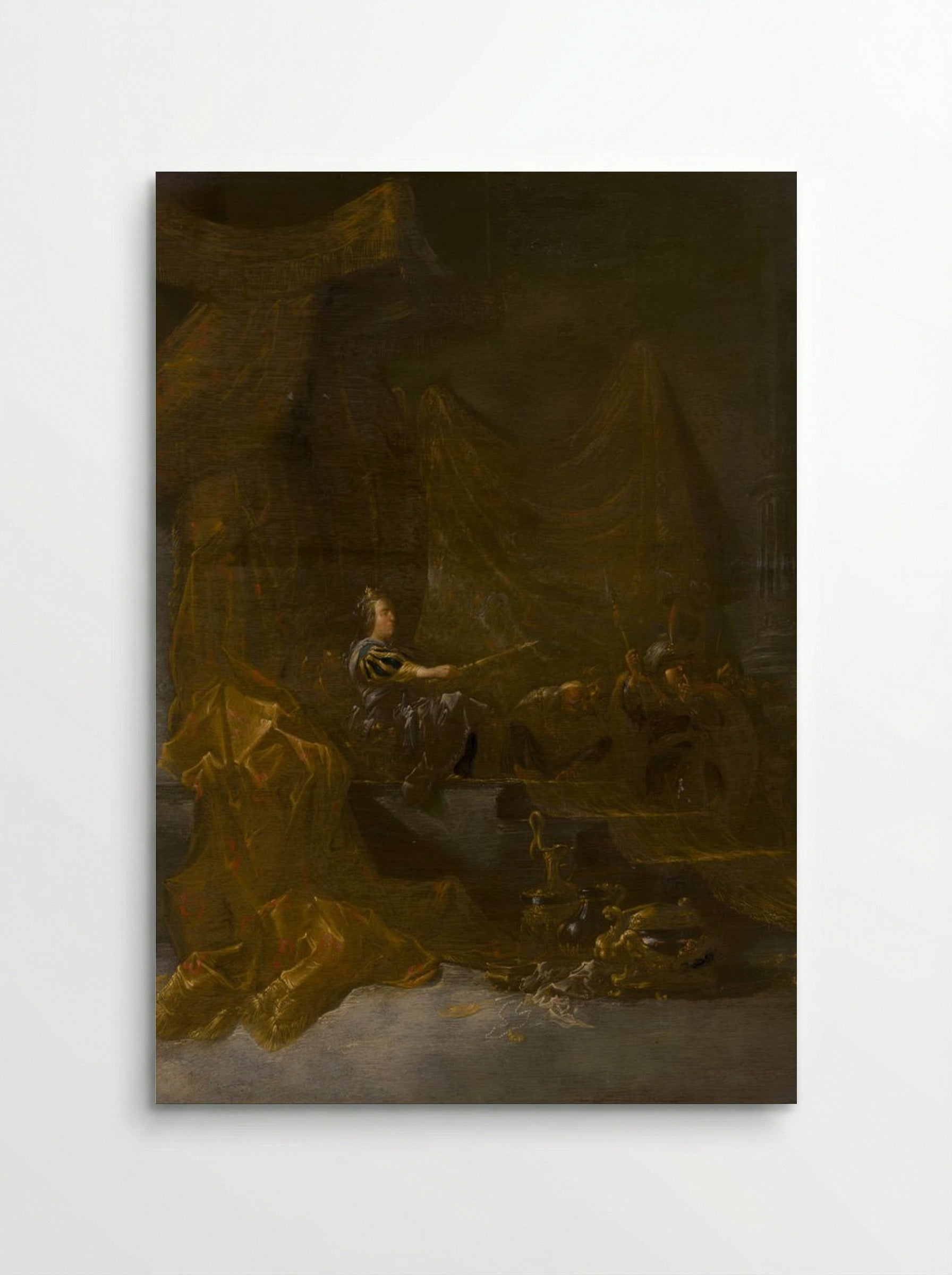 The Queen of Sheba Before Solomon - Erasmus Quellinus II - Poster