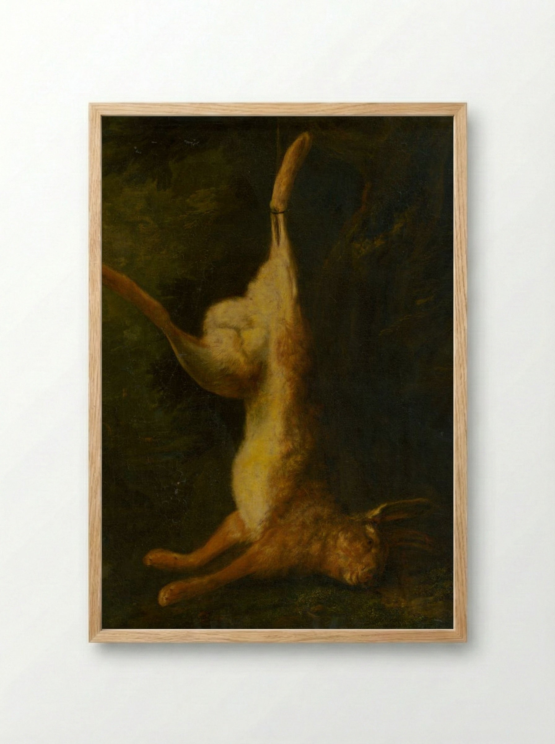 Still Life with Hare - Jean-Baptiste Oudry - Framed Print Wood