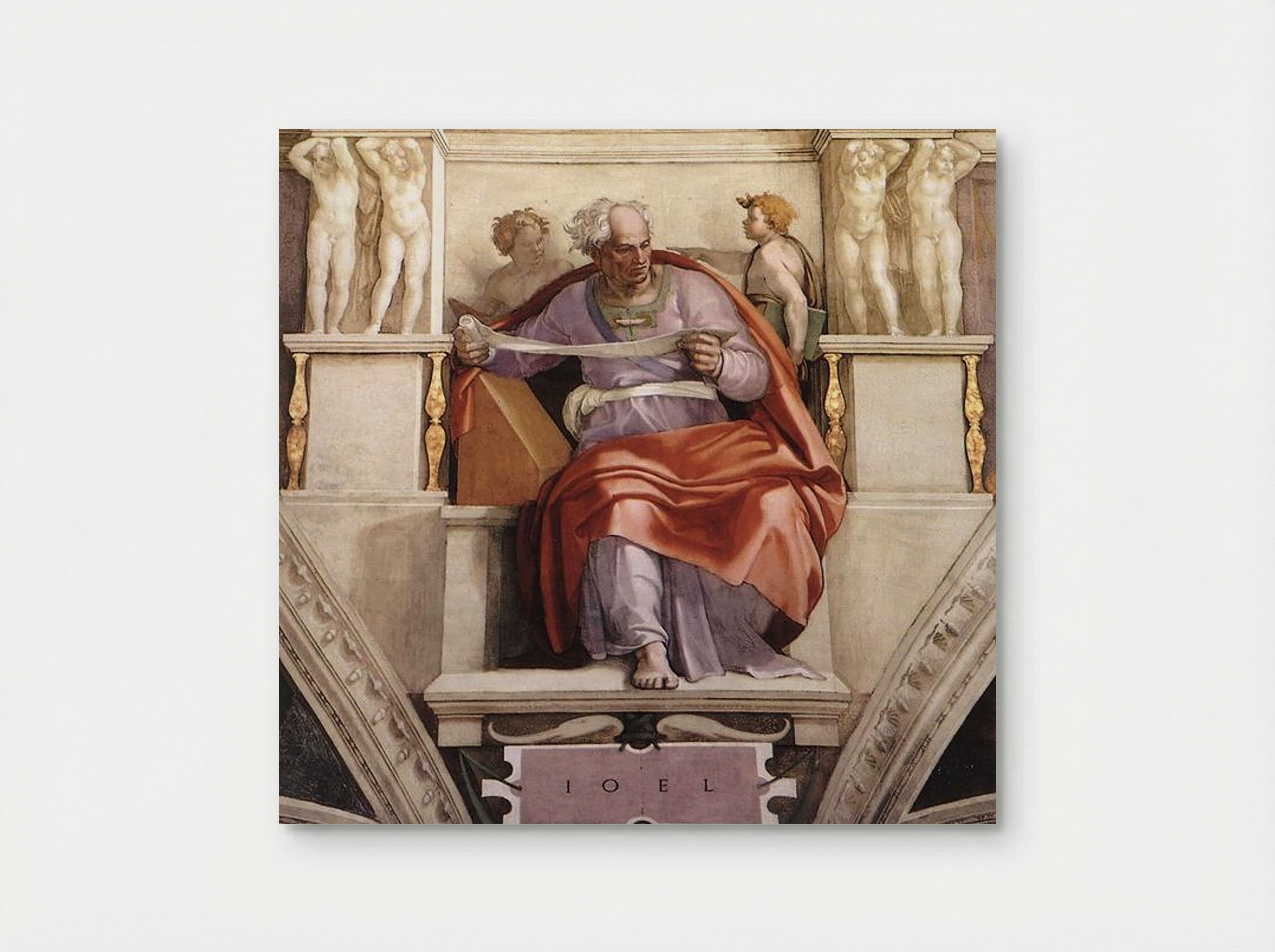 Sistine Chapel Ceiling: The Prophet Joel - Michelangelo - Poster