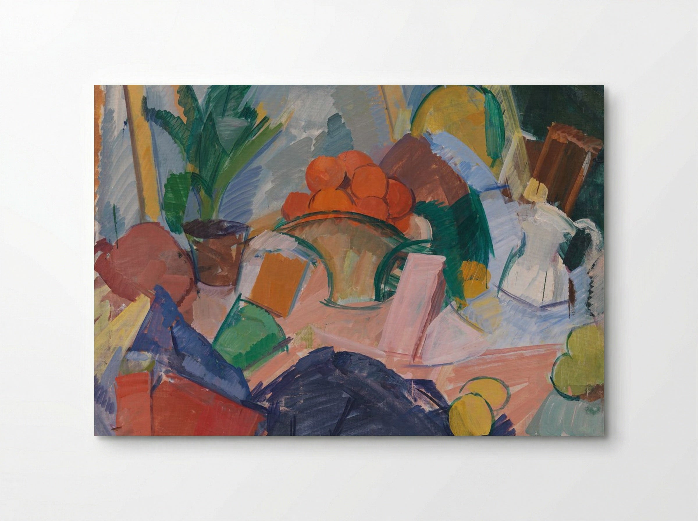 Still Life with Oranges in a Basket - Edvard Weie - Poster