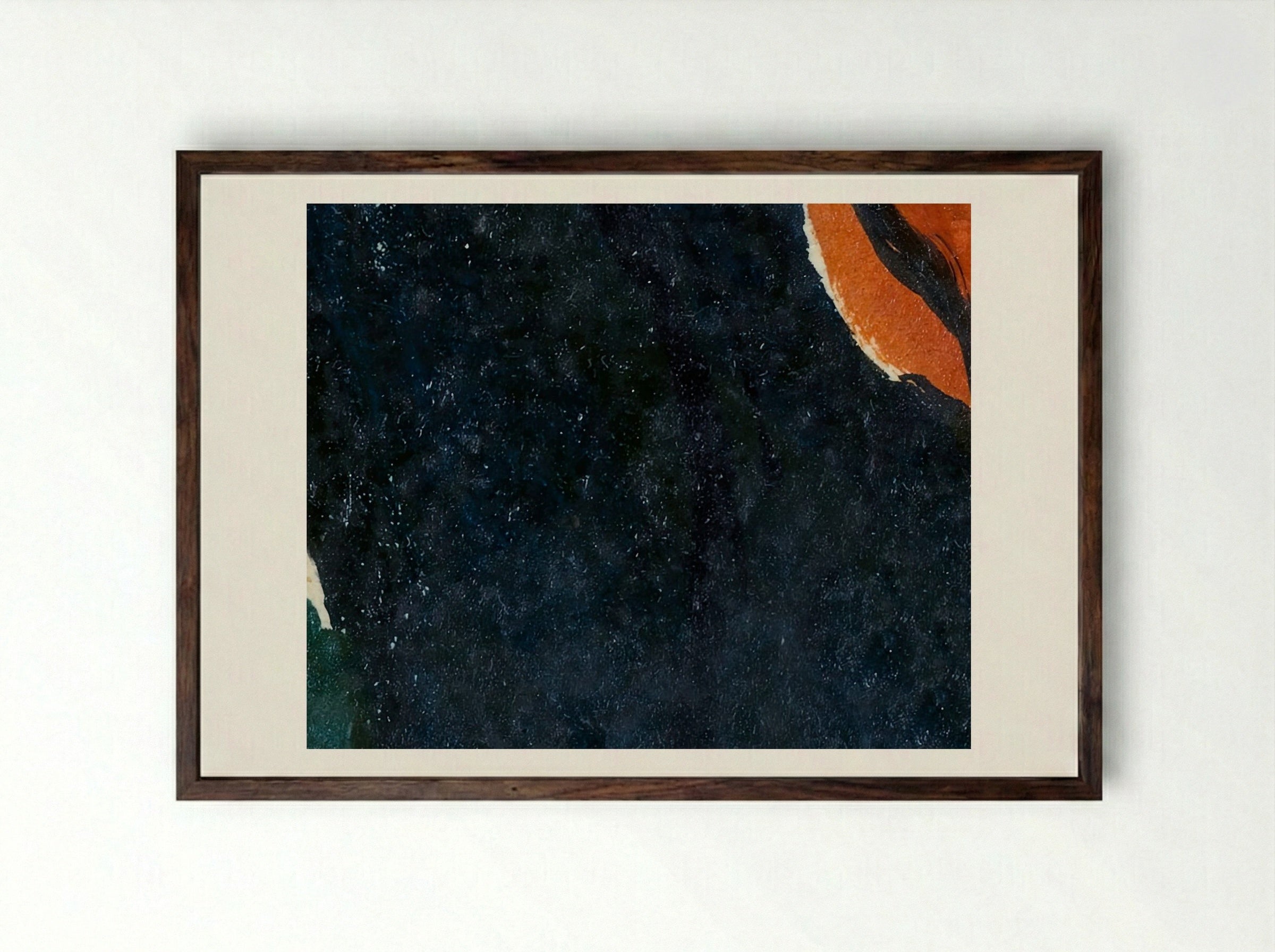 Sun Through Tree I - Arthur Dove - Framed Print Dark Wood