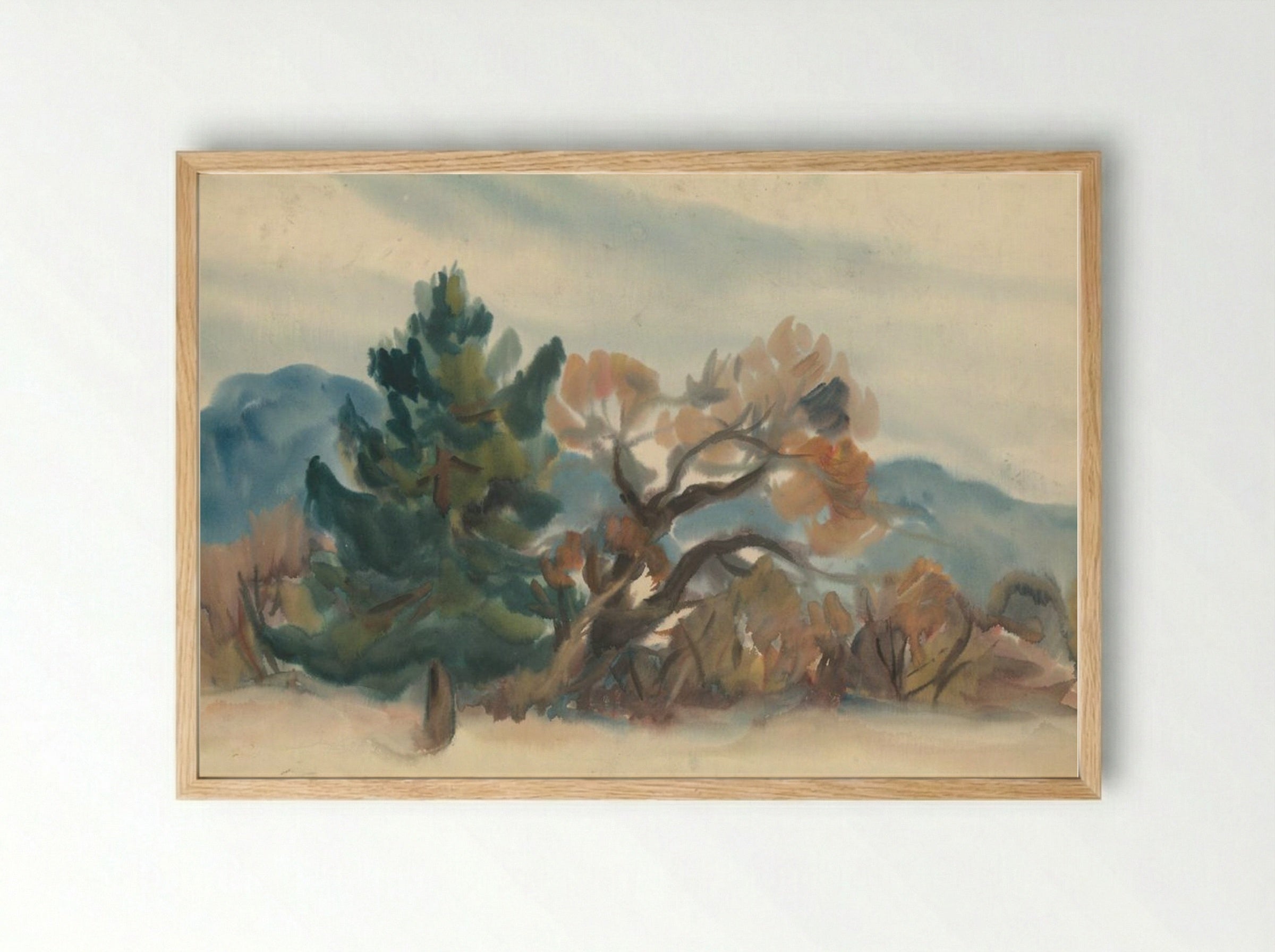 Edge of the Forest in Autumn - Zolo Palugyay - Framed Print Wood