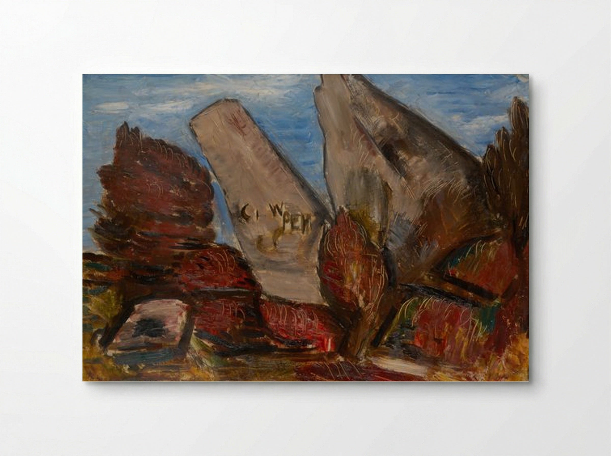 Whale's Jaw, Dogtown Common, Cape Ann, Massachusetts - Marsden Hartley - Poster