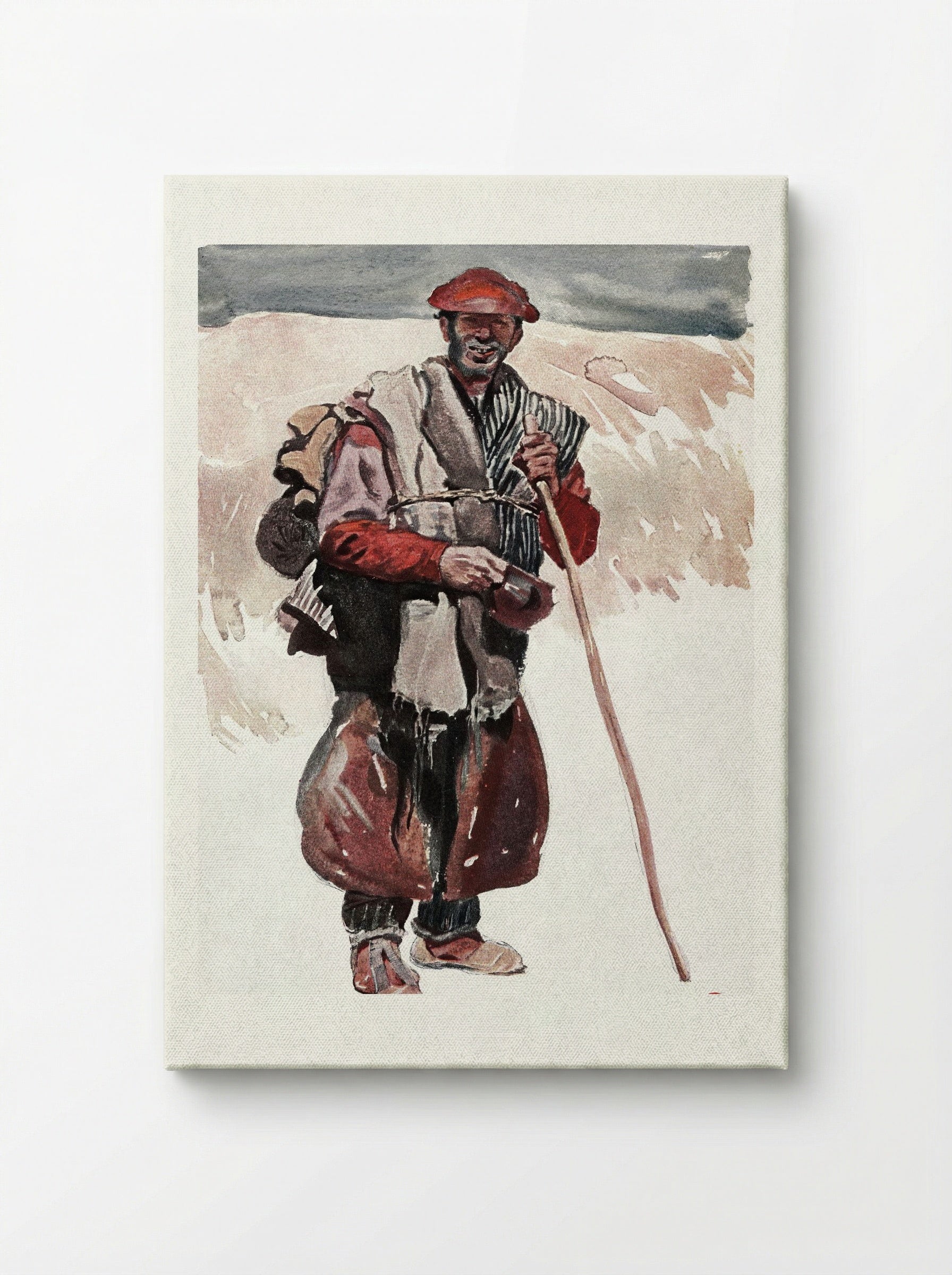 A Spanish Tramp - Edward Penfield - Canvas