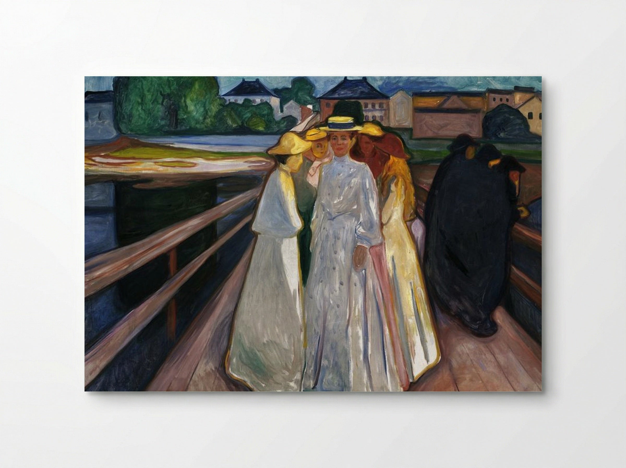 On the Bridge - Edvard Munch - Poster