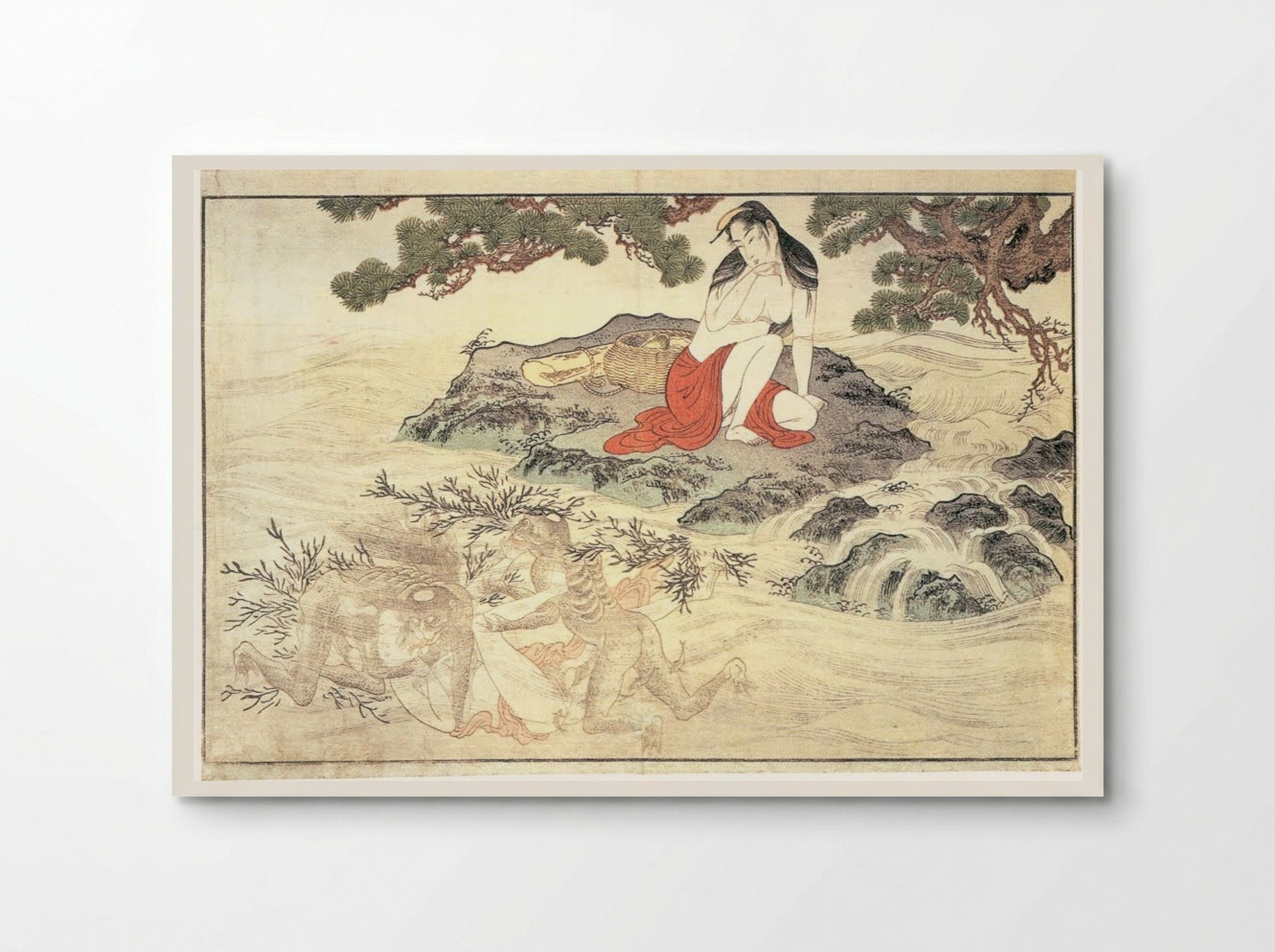 Awabi Divers - Kitagawa Utamaro - Poster