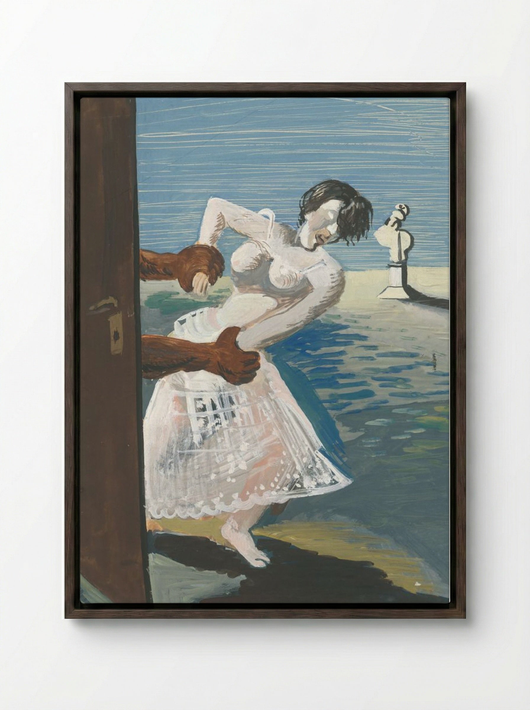 Embrace - Cyprián Majerník - Framed Canvas Dark Wood