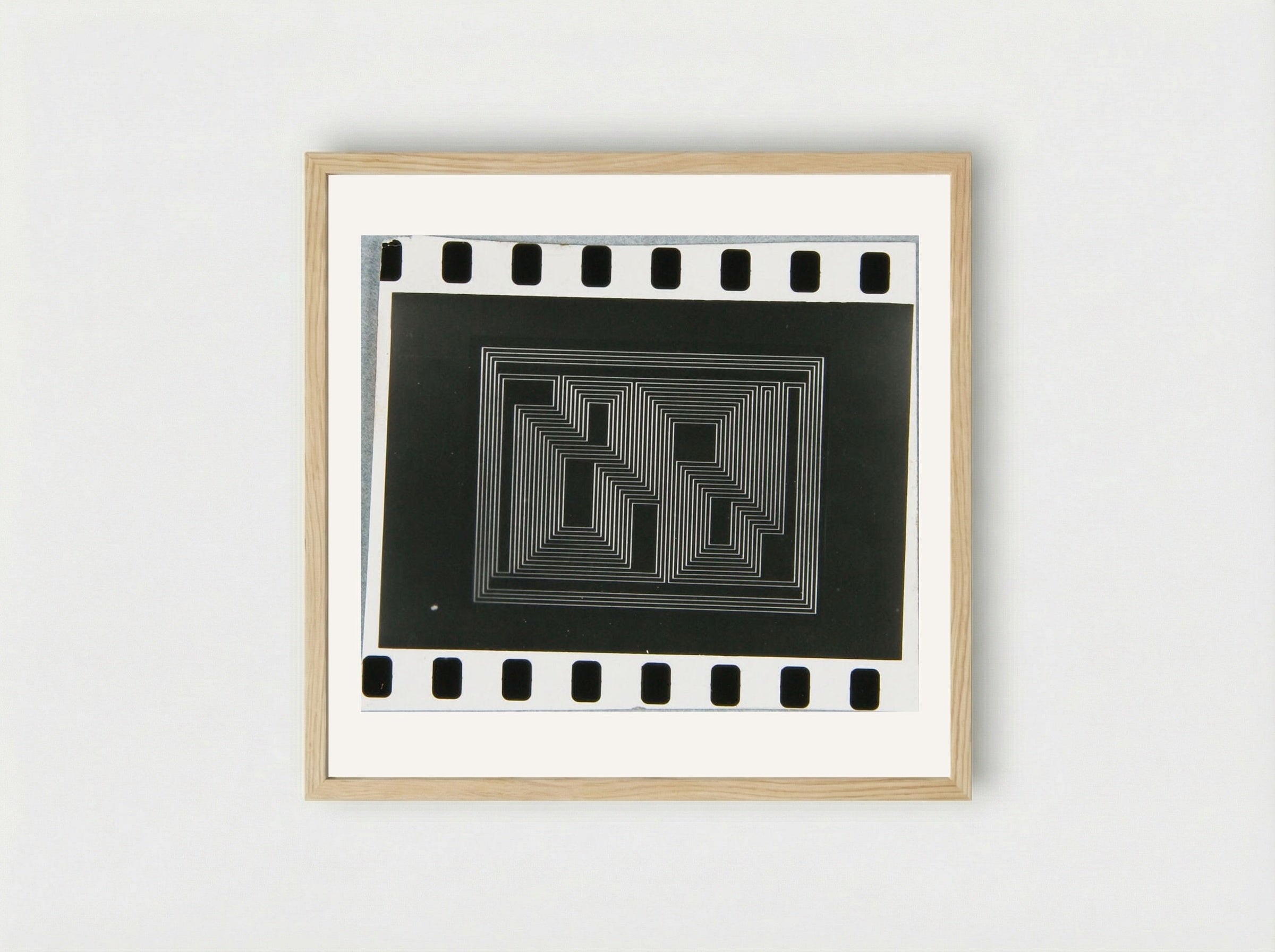 One of 28 Slides of Prints - Josef Albers - Framed Print Wood