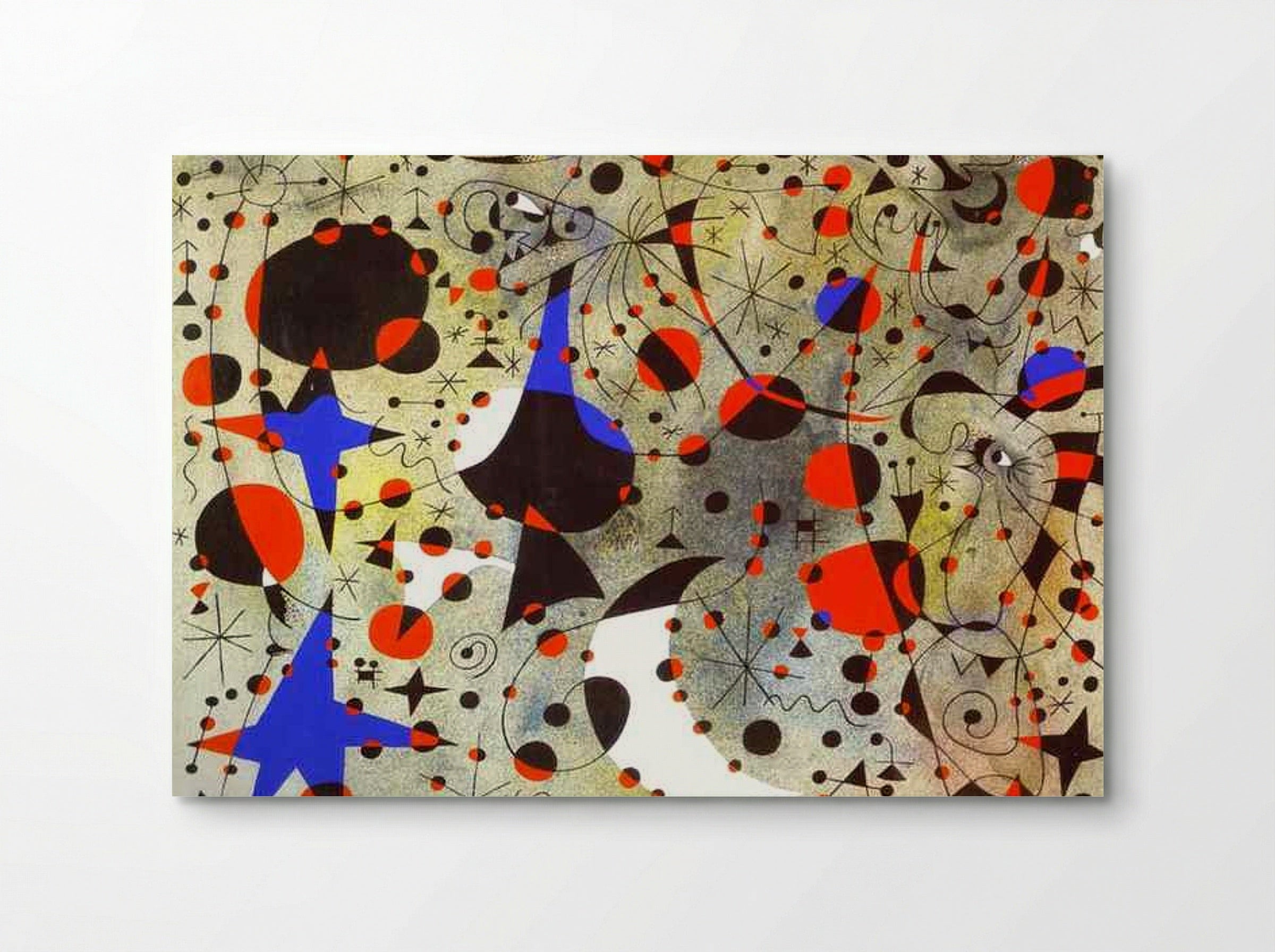 The Nightingale's Song at Midnight and the Morning Rain - Joan Miró - Poster