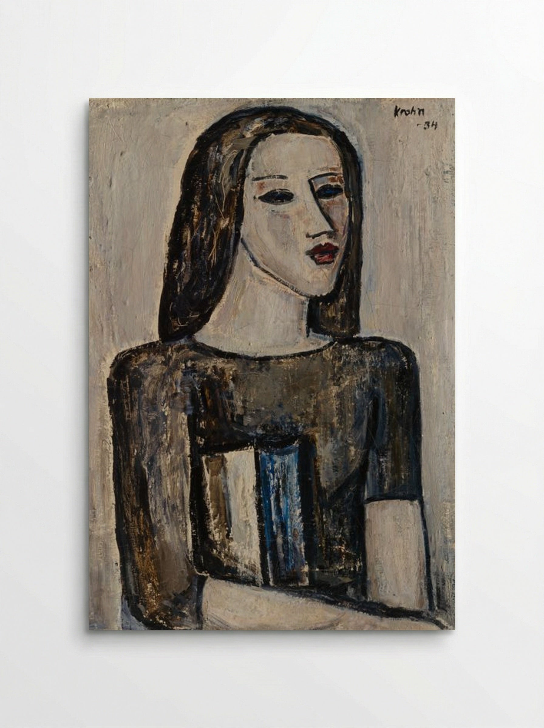 Schoolgirl - Ernst Krohn - Poster