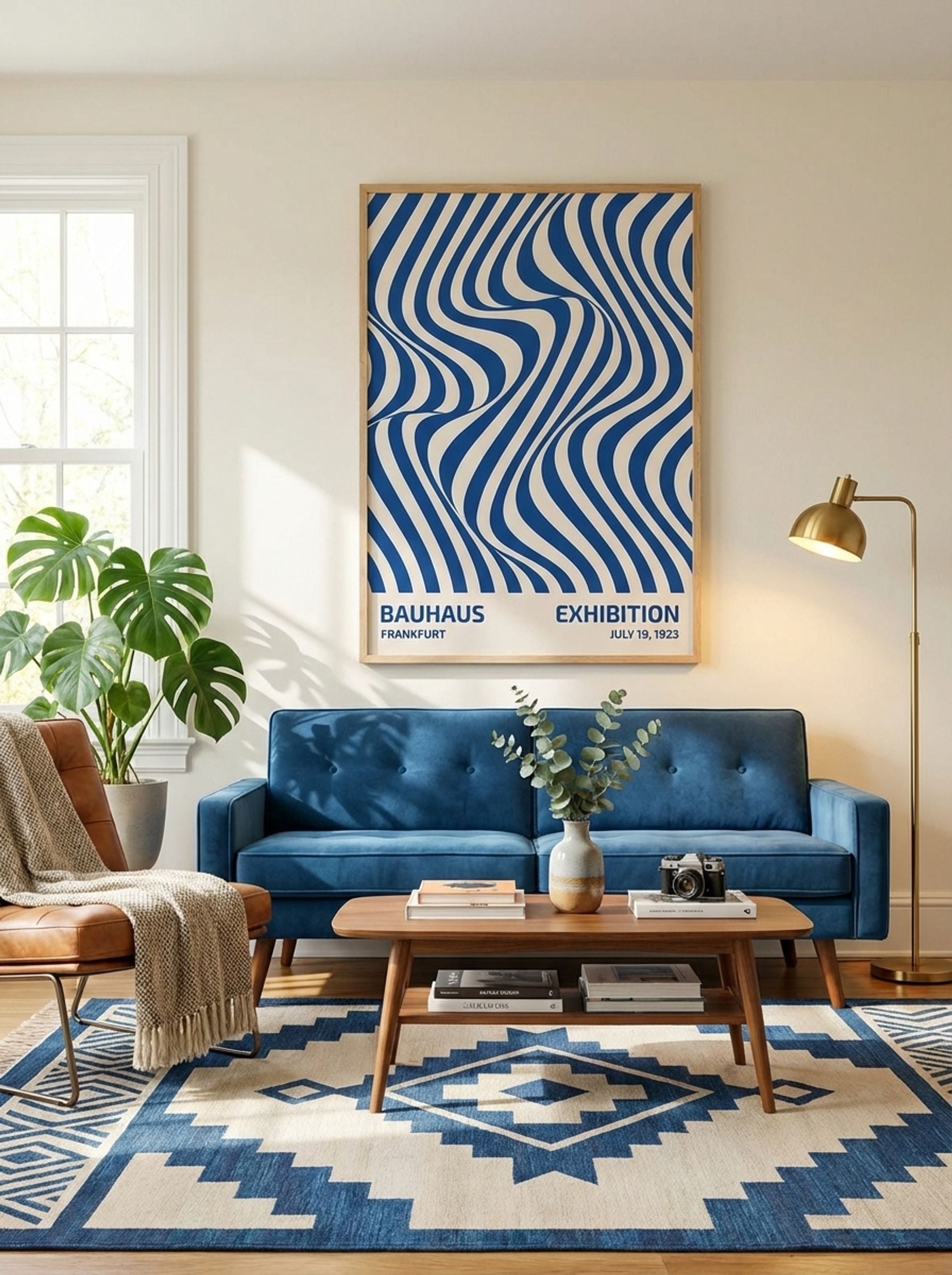 Bauhaus Optical Waves – Blue Edition (1923) - Lifestyle