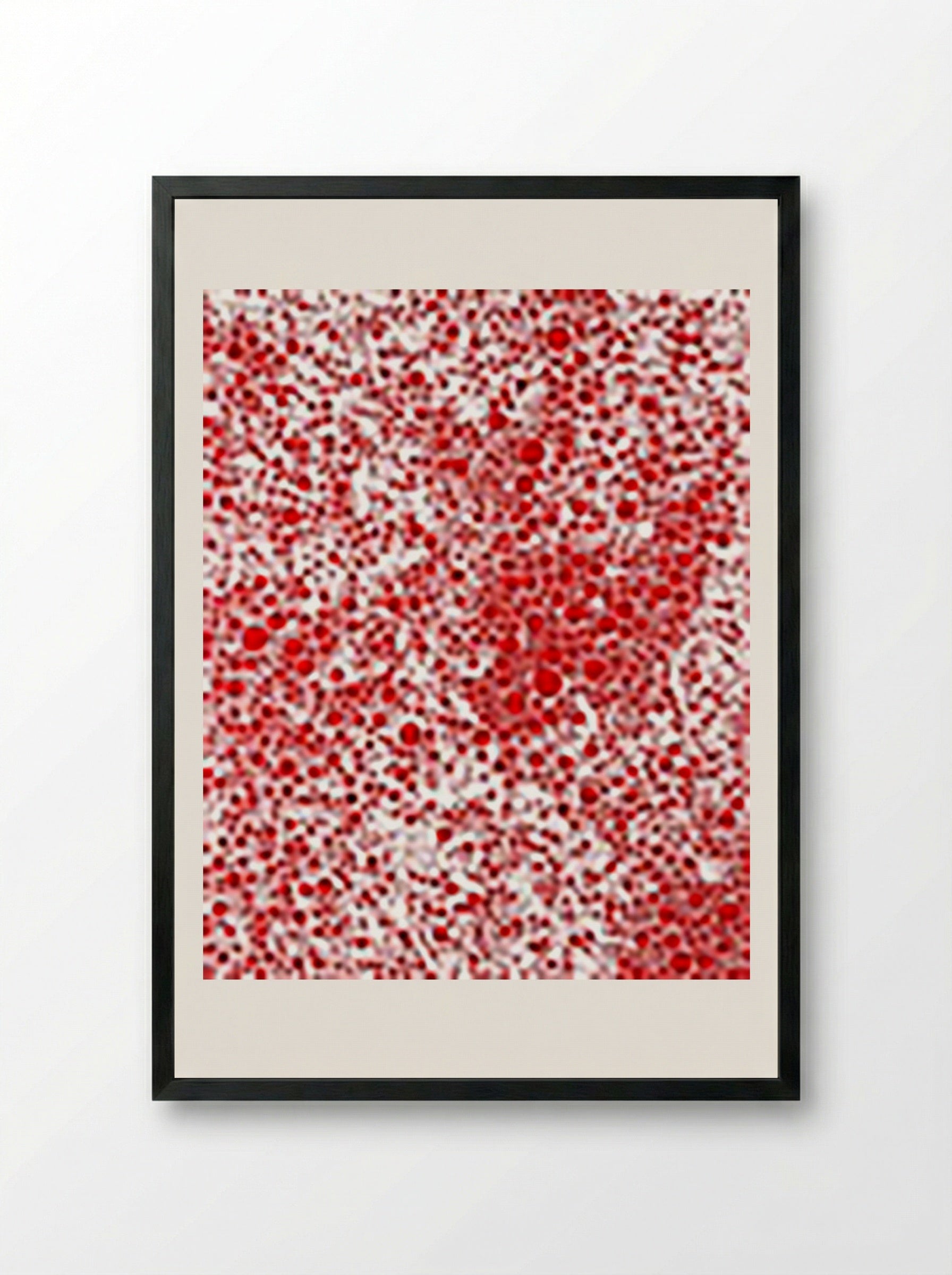 Beyond the End of the Century - Yayoi Kusama - Framed Print Black