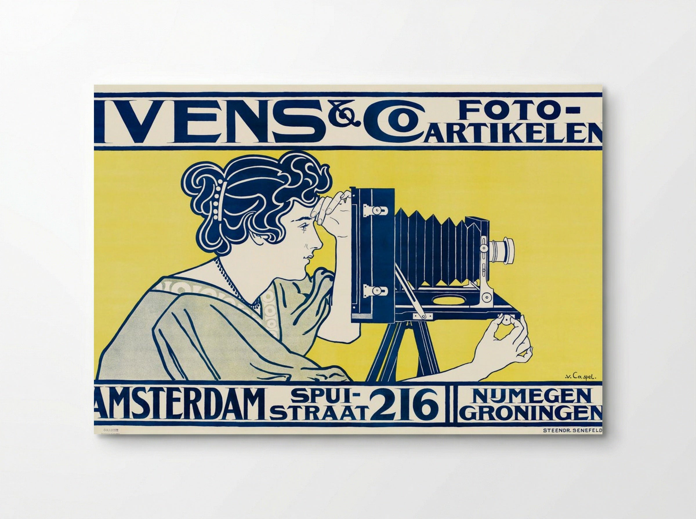 Ivens & Co. Fotoartikelen - Johann Georg van Caspel - Poster