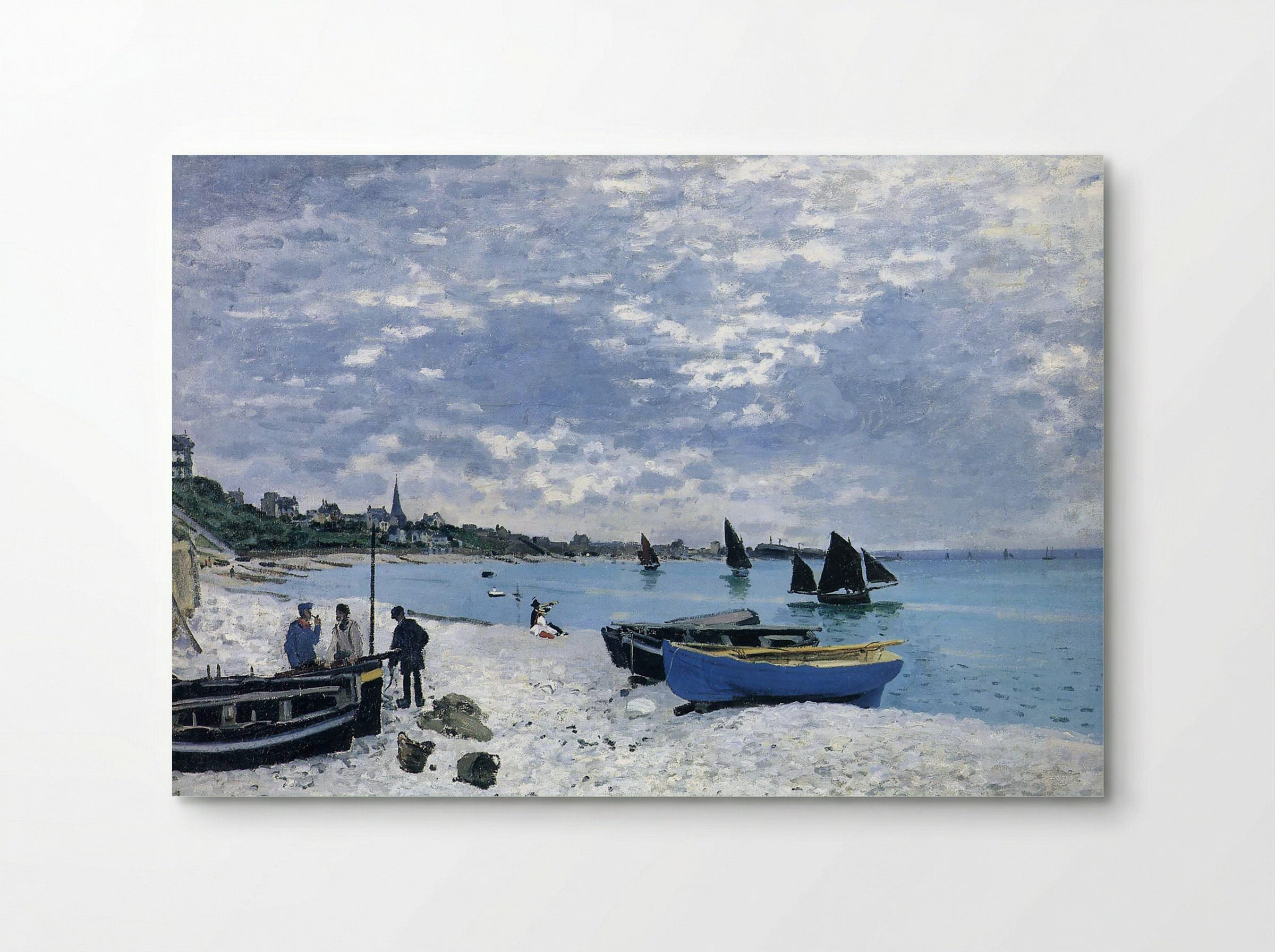 The Beach at Sainte-Adresse - Claude Monet - Poster