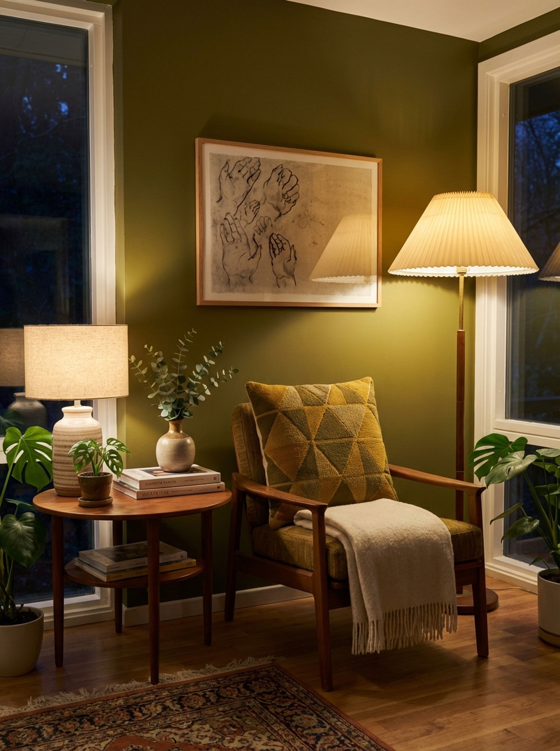 Study of Hands (Anatomical Sketch) - Fine Art Print - Lifestyle