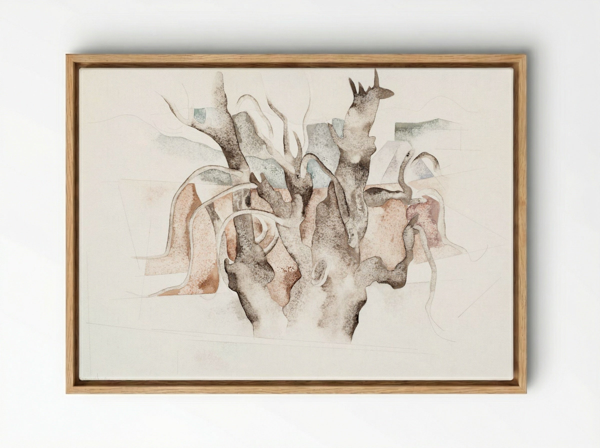 Bermuda Tree - Charles Demuth - Framed Canvas Wood