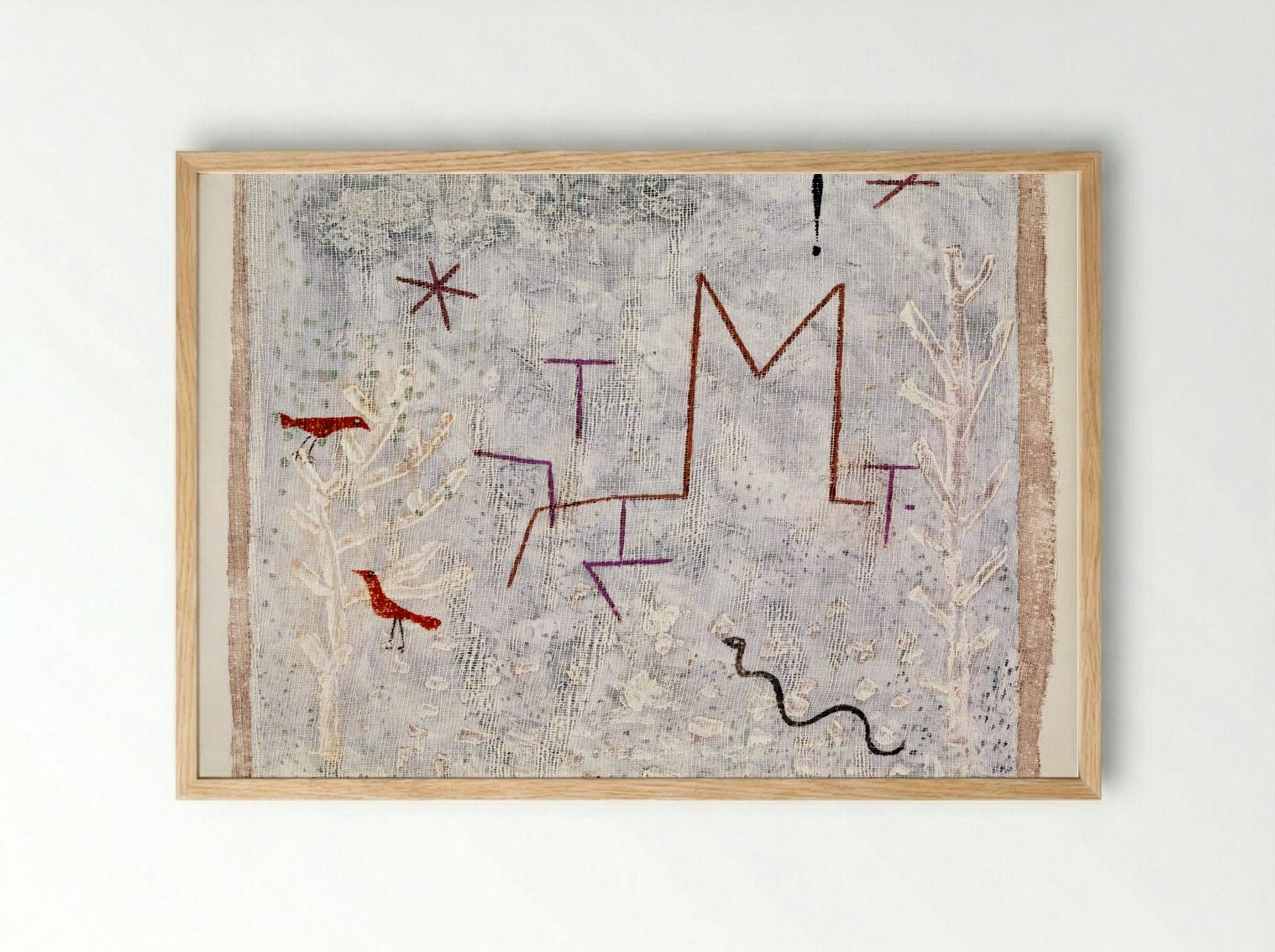 Garden Gate - Paul Klee - Framed Print Wood