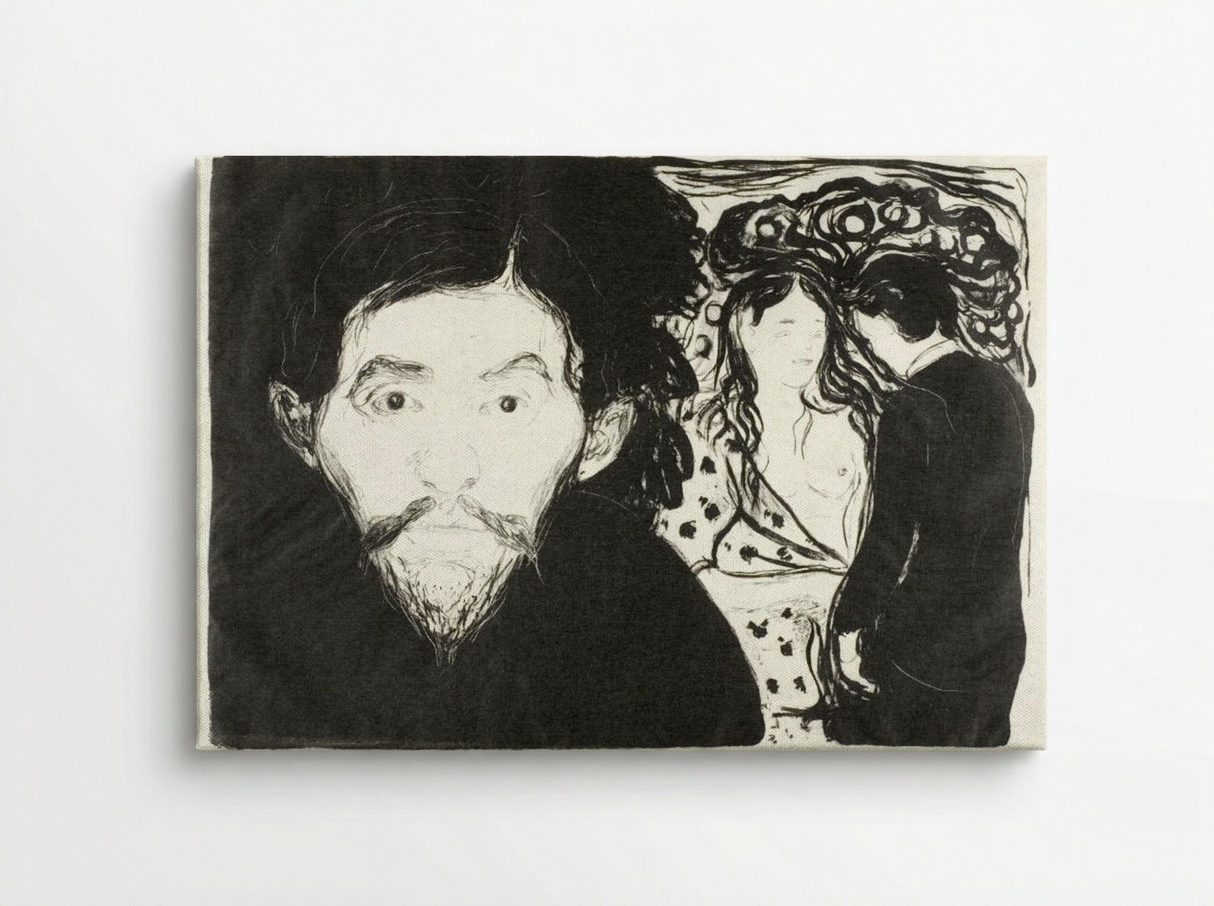 Jealousy I - Edvard Munch - Canvas