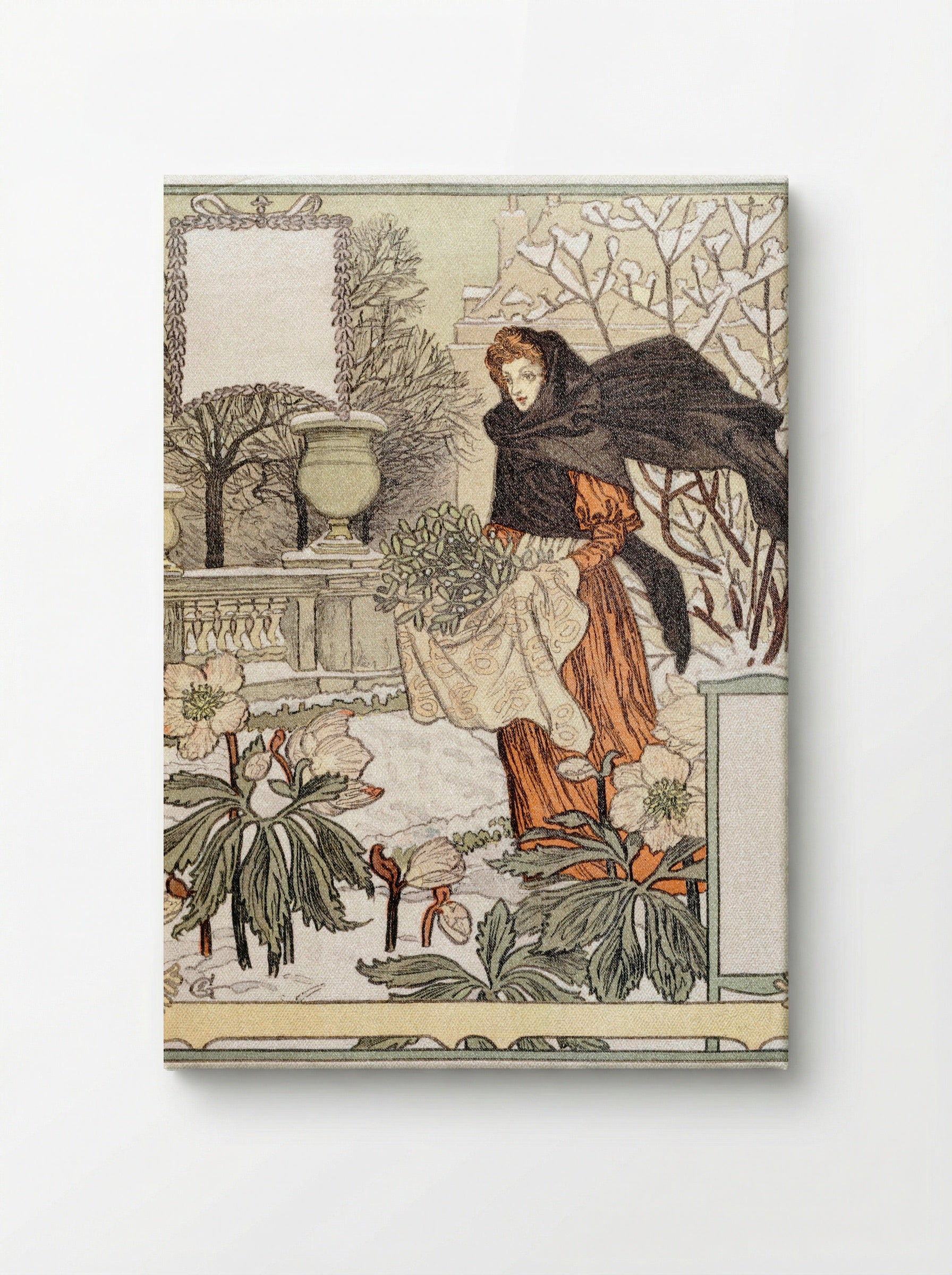 Allégorie du mois de Décembre - Eugène Grasset - Canvas