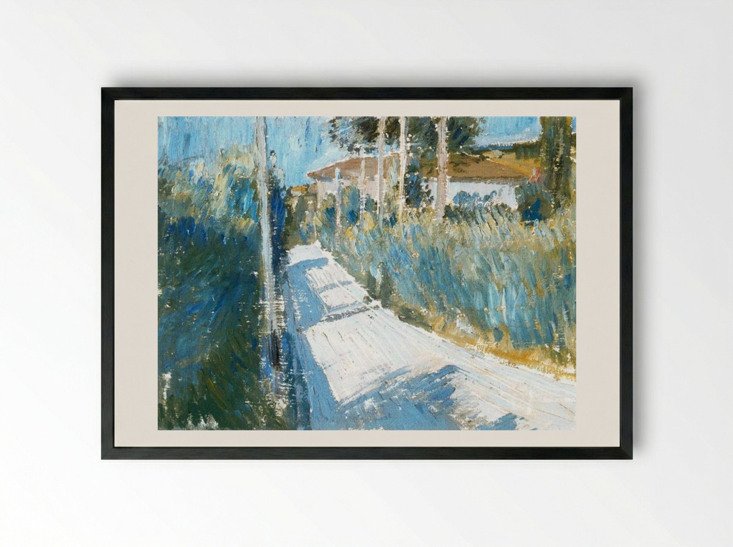 Passage - Giorgio Morandi - Framed Print Black