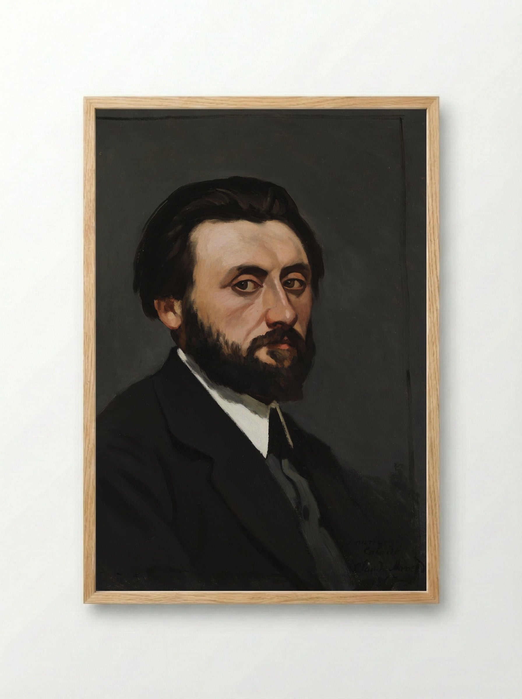 Dr. Ernest Cabadé - Claude Monet - Framed Print Wood