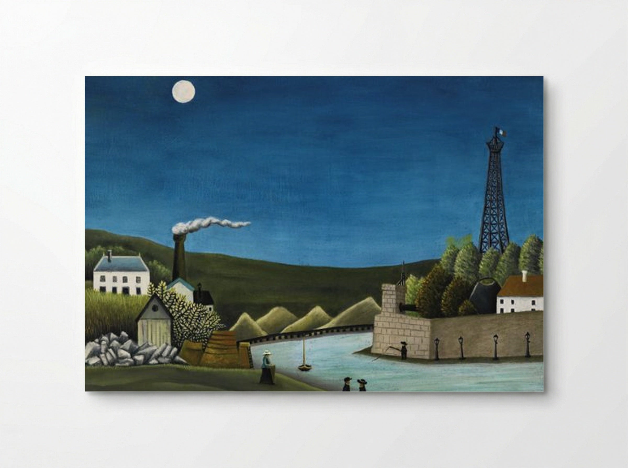 La Seine à Suresnes - Henri Rousseau - Poster