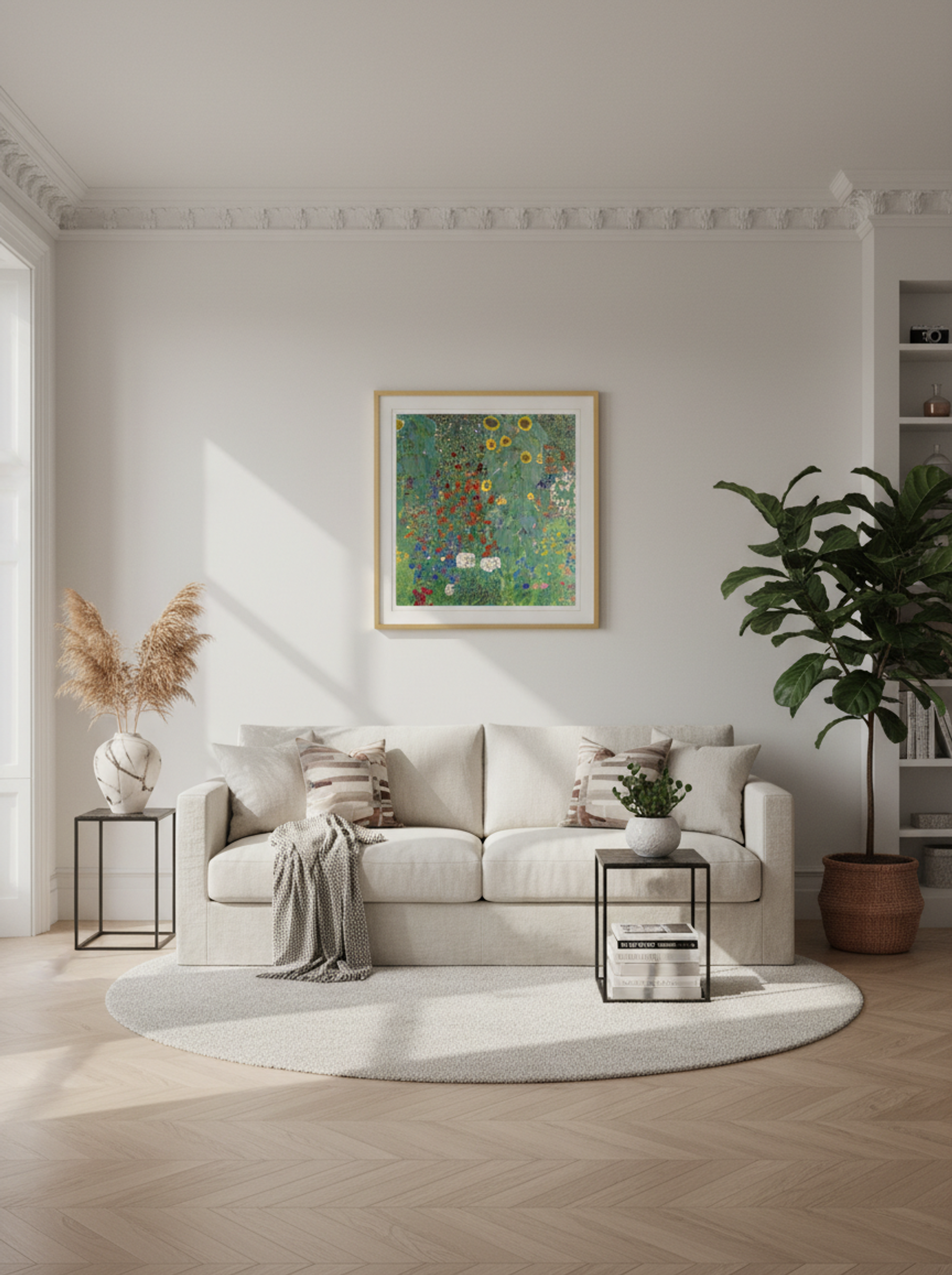 Farm Garden with Sunflowers - Gustav Klimt - Lifestyle