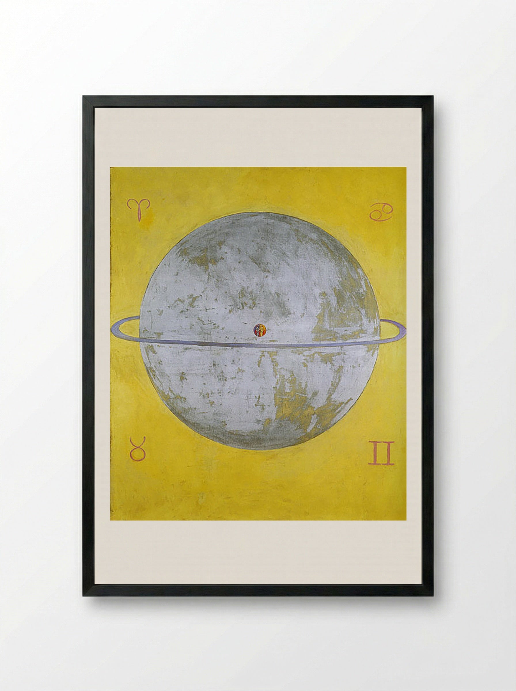 The Dove, No. 12 - Hilma af Klint - Framed Print Black
