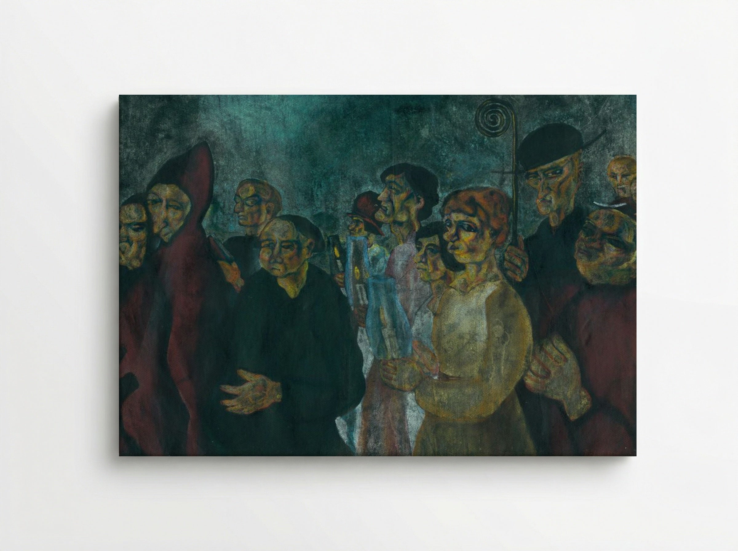 Procession of Virgins - Konstantin Bauer - Canvas