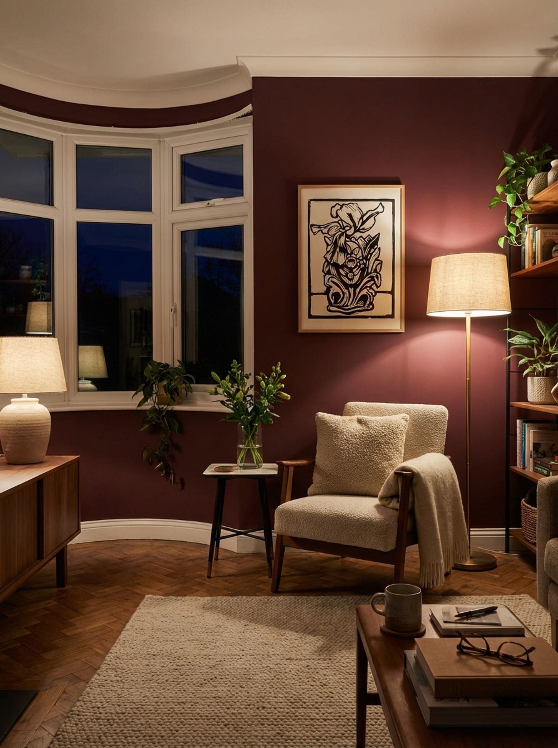 Iris in Vase - Fine Art Print - Lifestyle