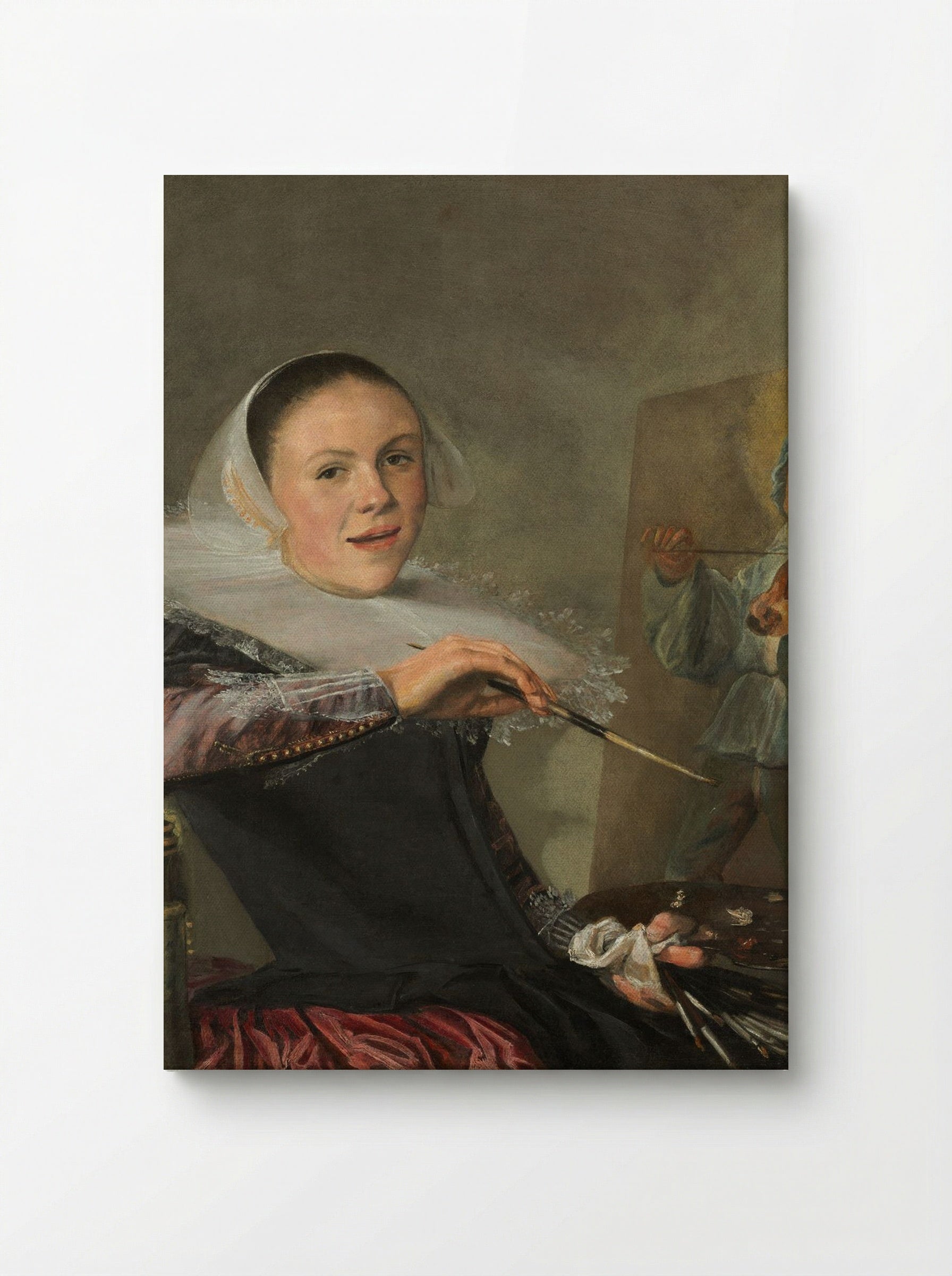 Self-Portrait - Judith Leyster - Canvas