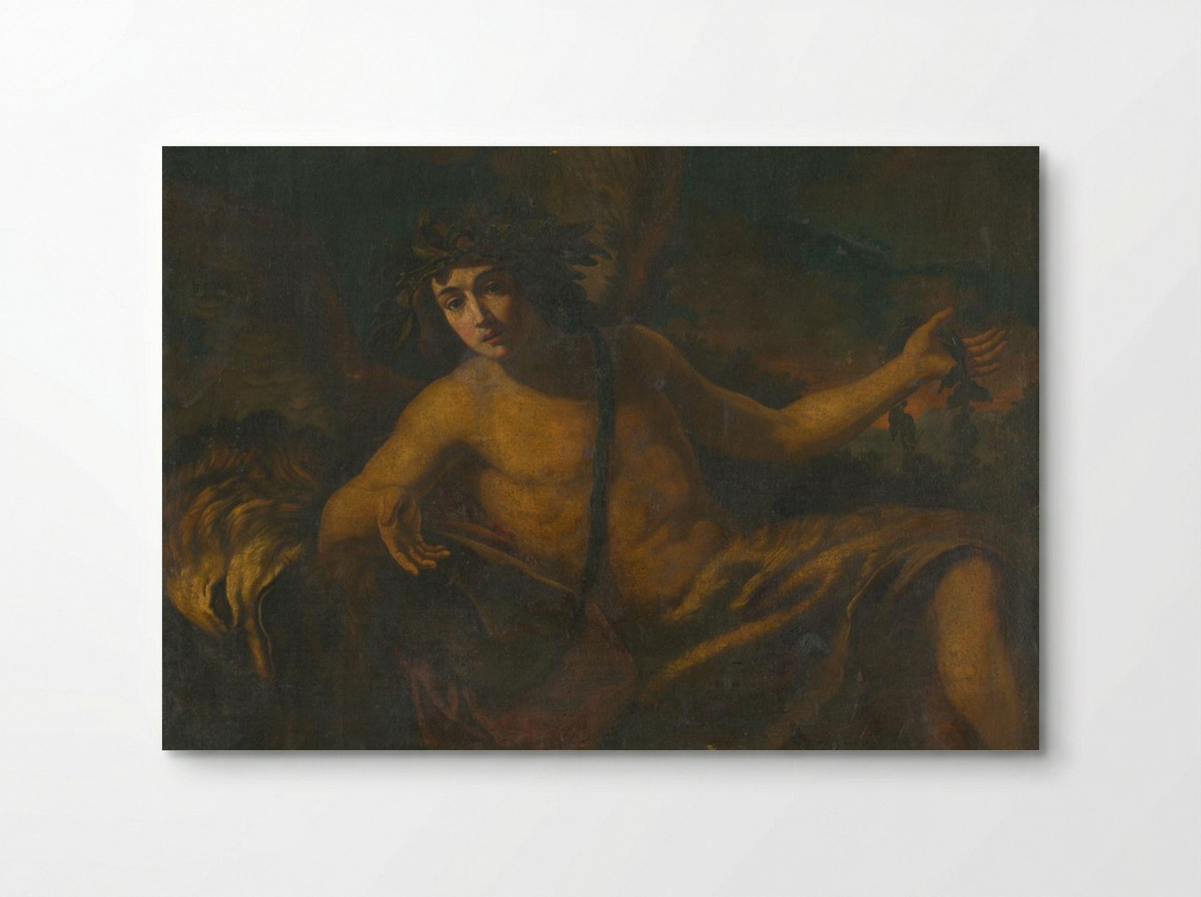 Reclining Bacchus - Fine Art Print - Poster