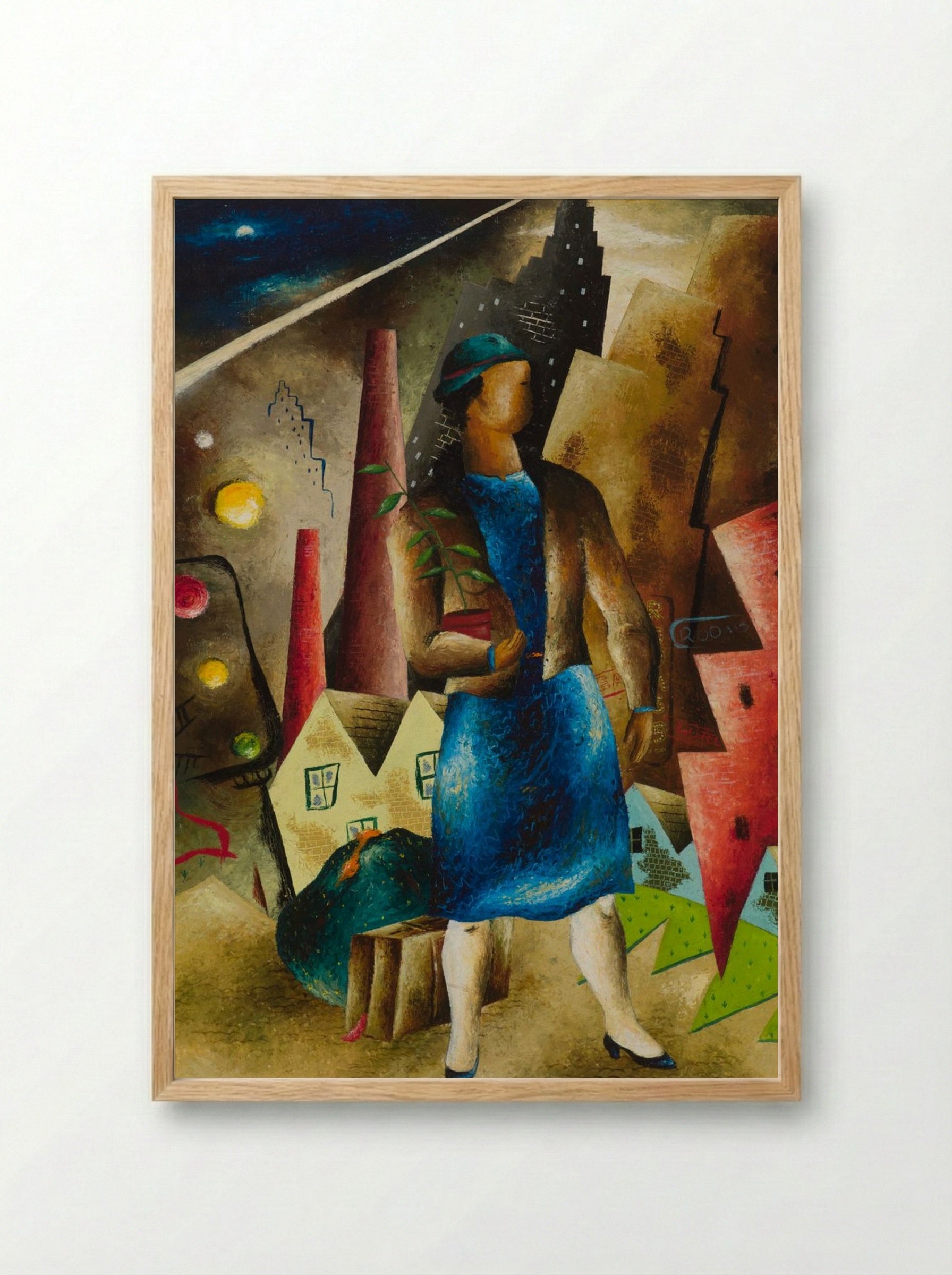 The Eviction - Eugeniusz Eibisch - Framed Print Wood