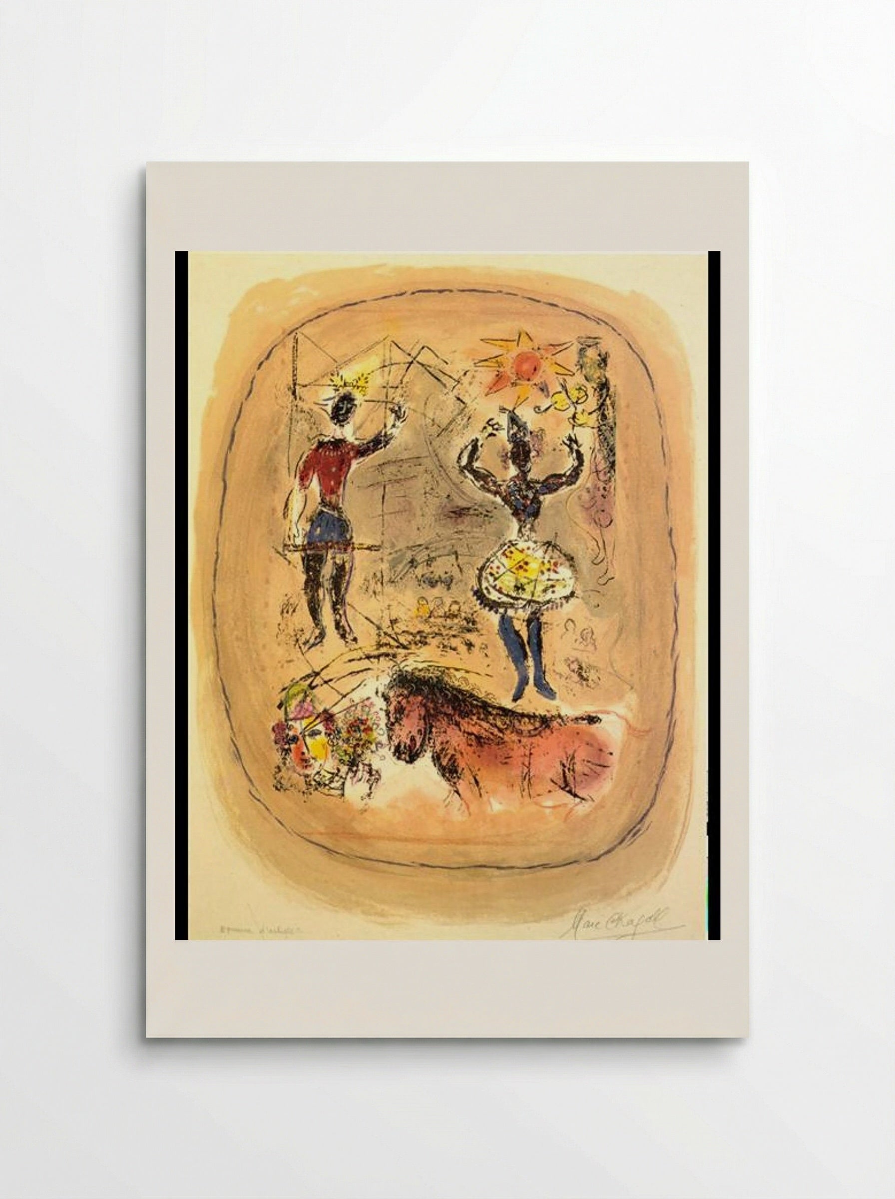 The Starlit Circus - Marc Chagall - Poster