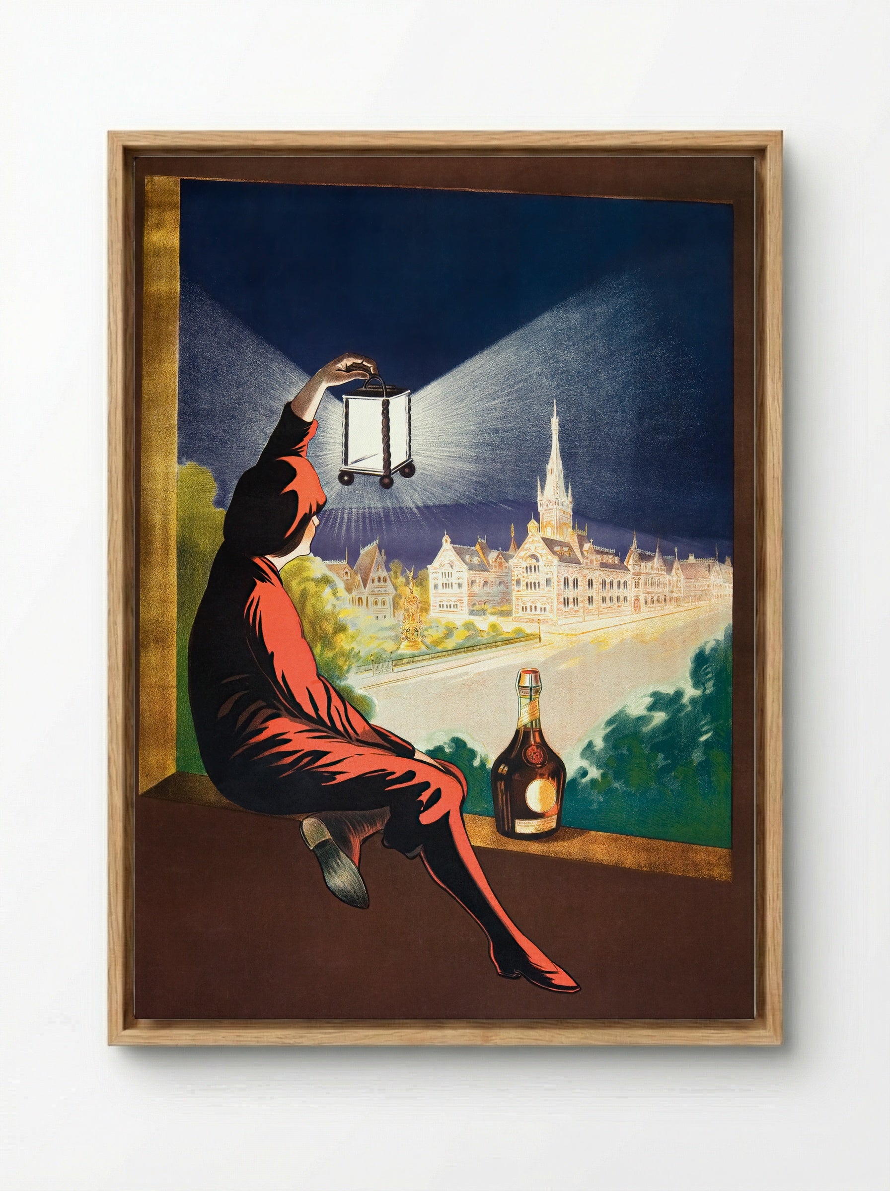 Benedictine - Leonetto Cappiello - Framed Canvas Wood