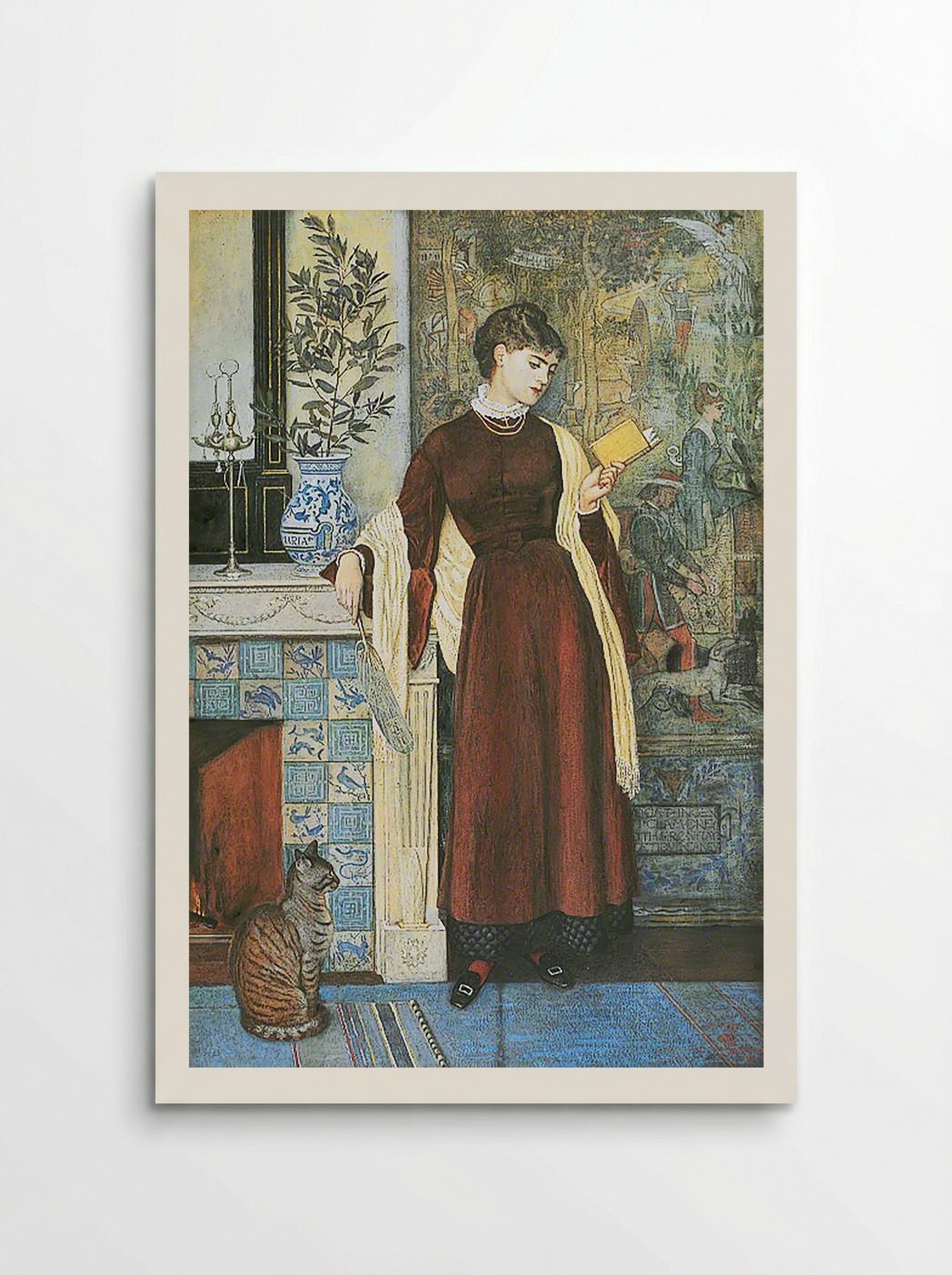 At Home. A Portrait - Walter Crane - Poster