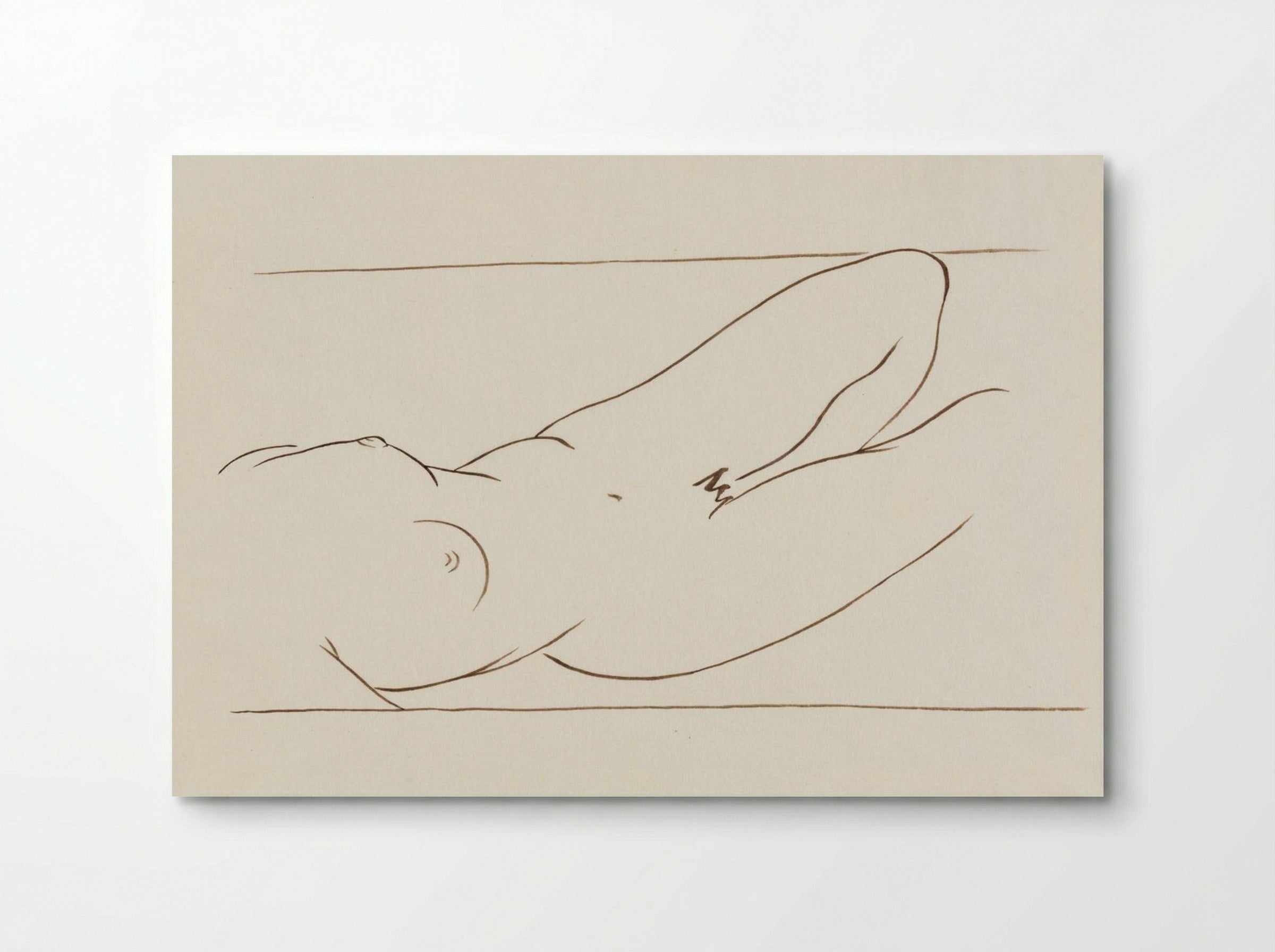 Reclining Nude Woman - Ananda Kentish Coomaraswamy - Poster