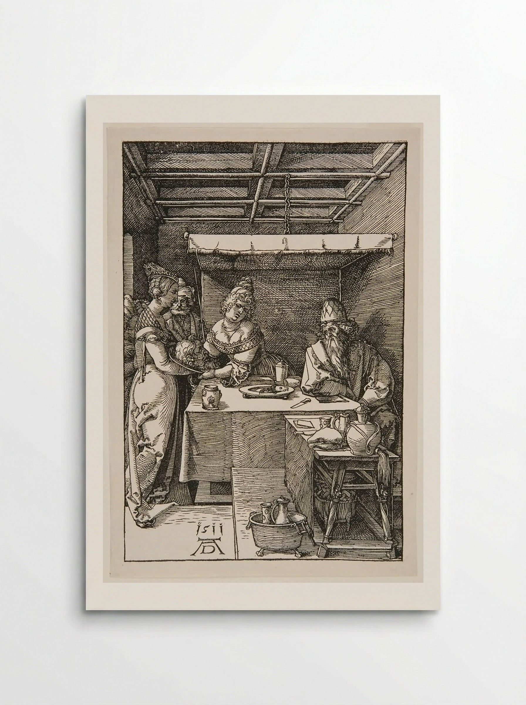 Herodias Receiving the Head of John the Baptist - Albrecht Dürer - Poster