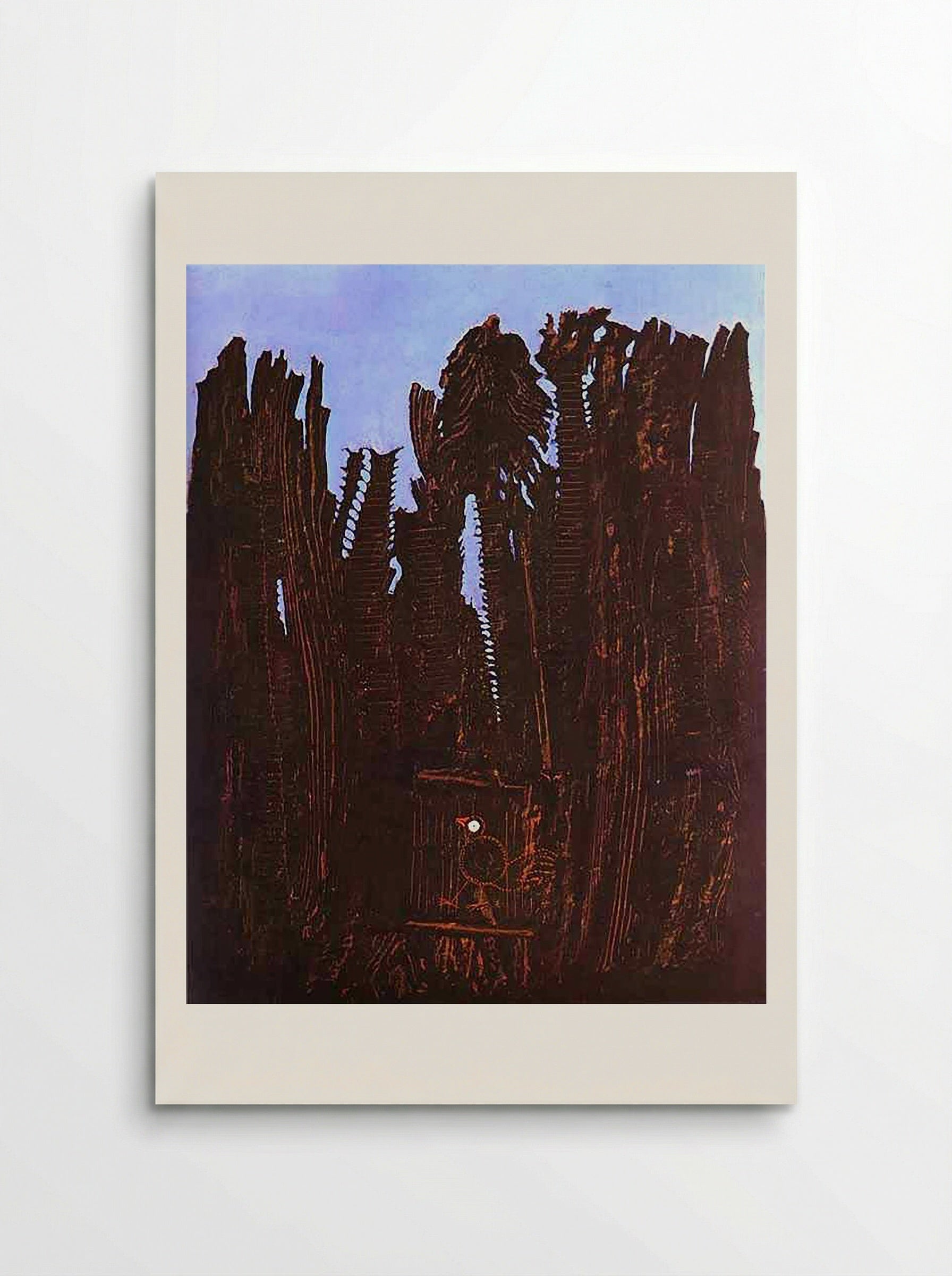 Forest and Dove - Fine Art Print - Poster