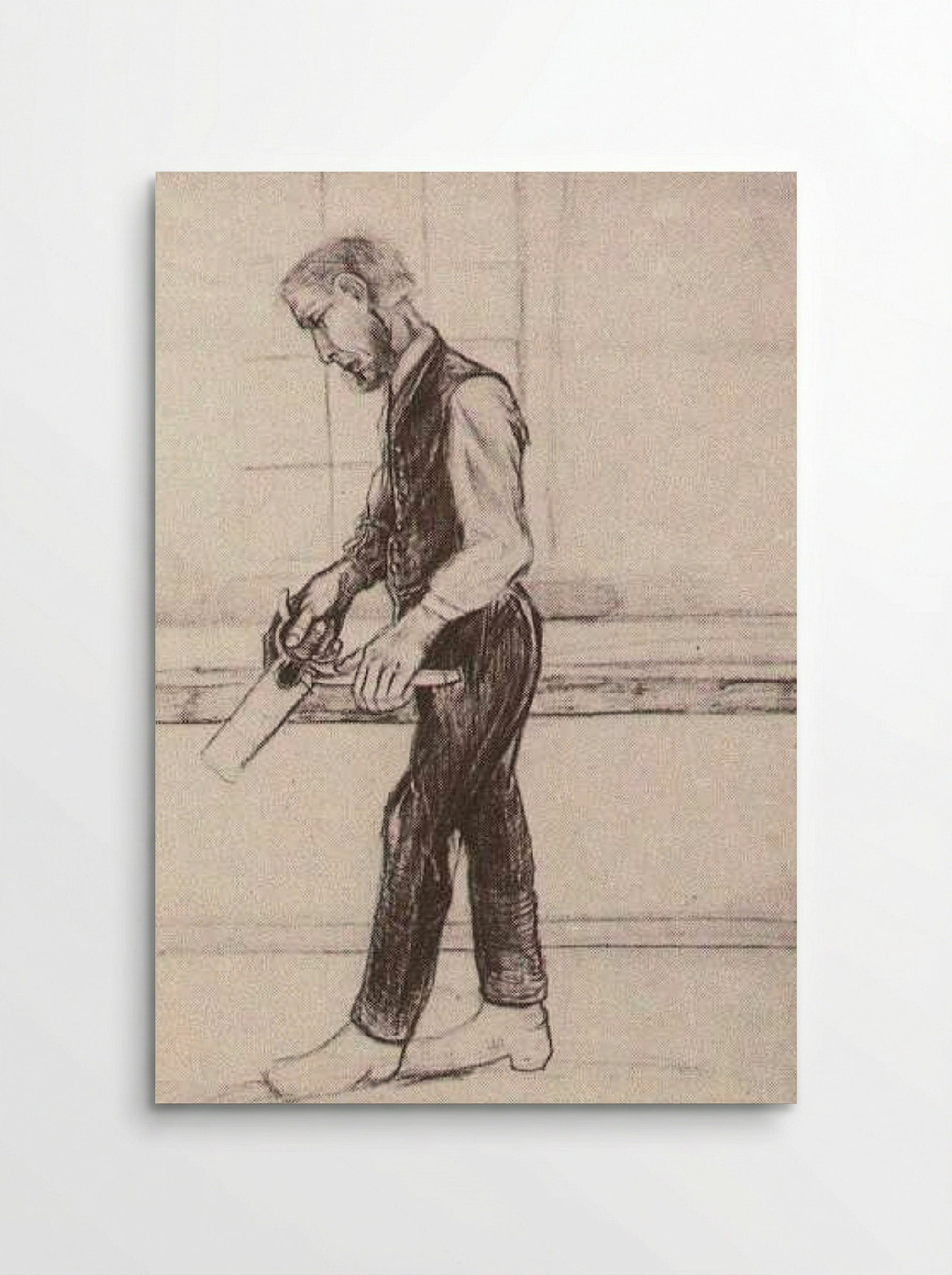 Carpenter (Man with Saw) - Vincent van Gogh - Poster