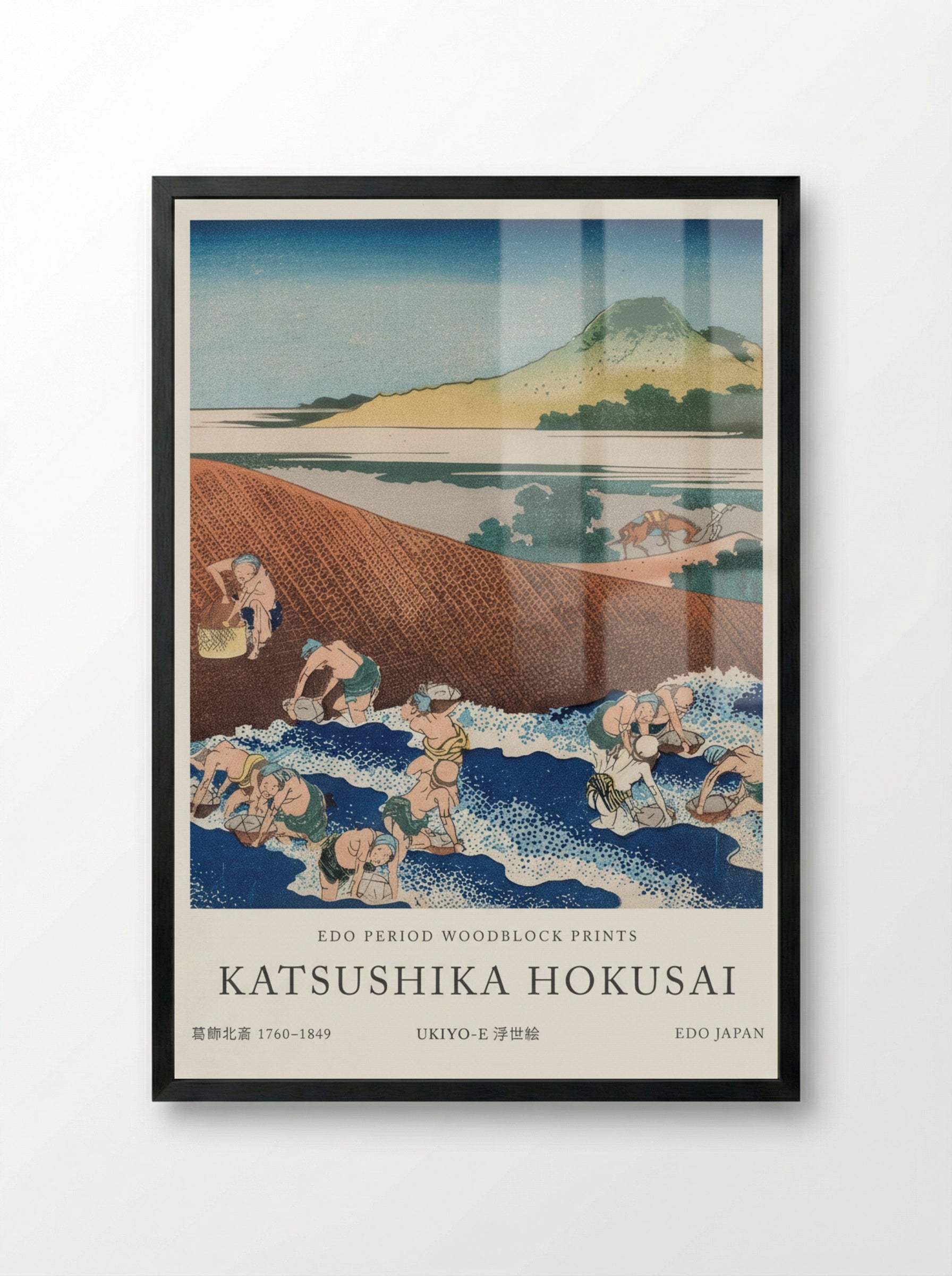 Fishing in the River Kinu – Fine Art Print