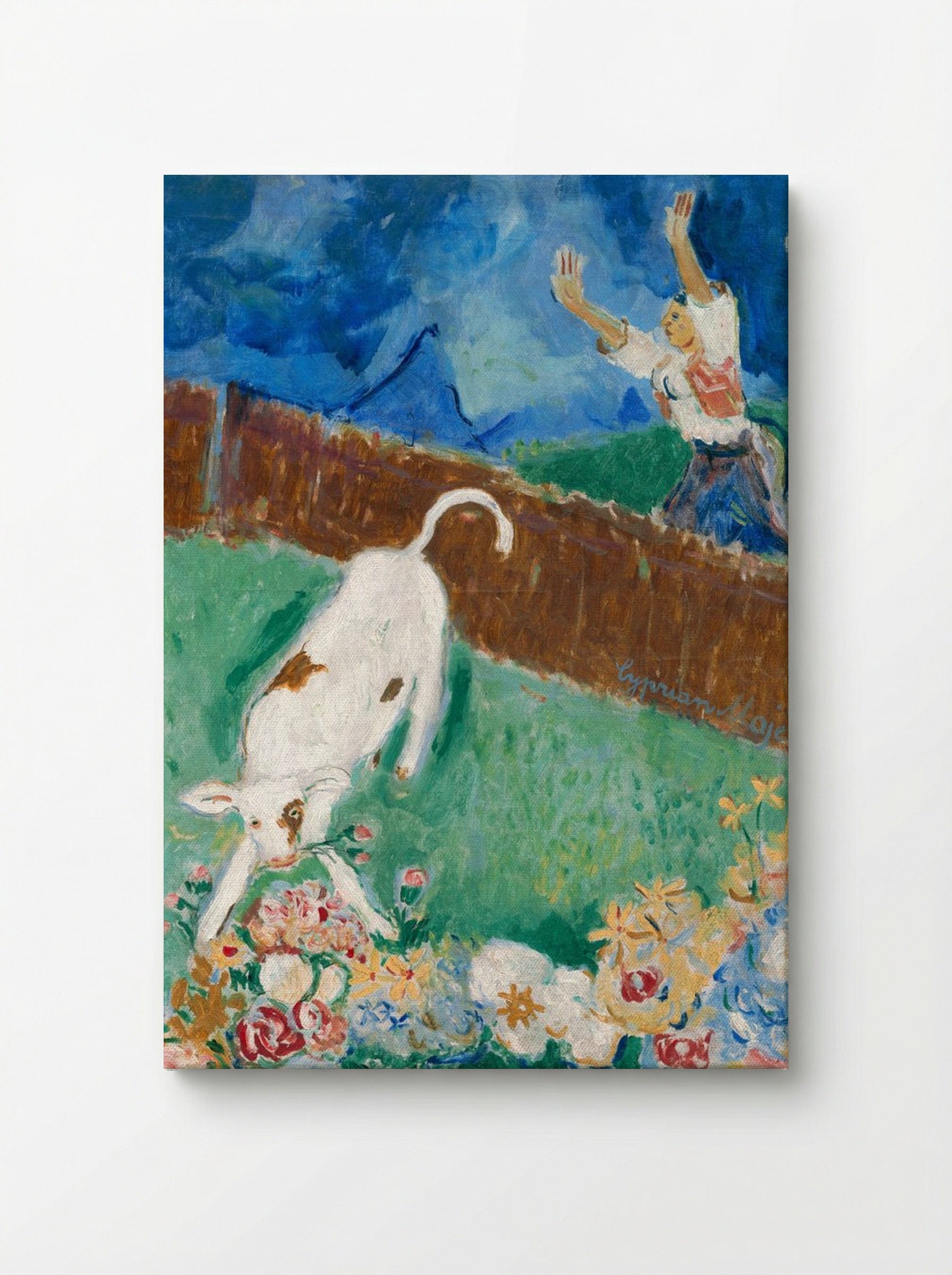 Calf - Cyprián Majerník - Canvas