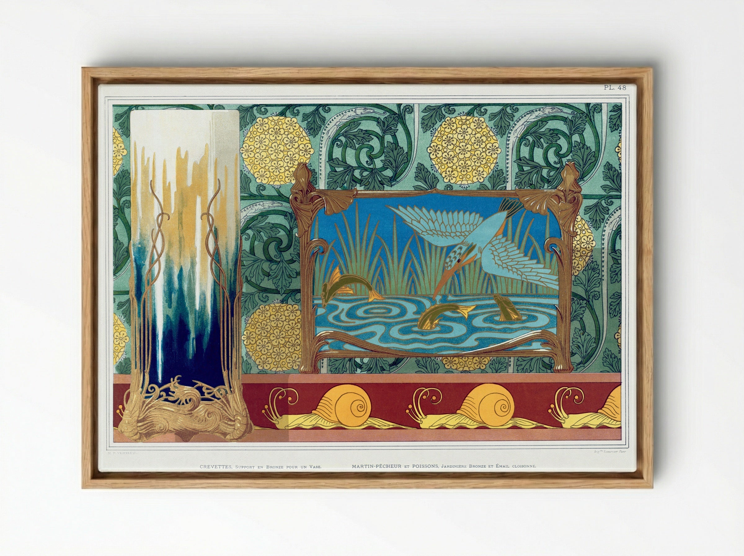 L'Animal dans la Décoration, Plate 48 - Maurice Pillard Verneuil - Framed Canvas Wood