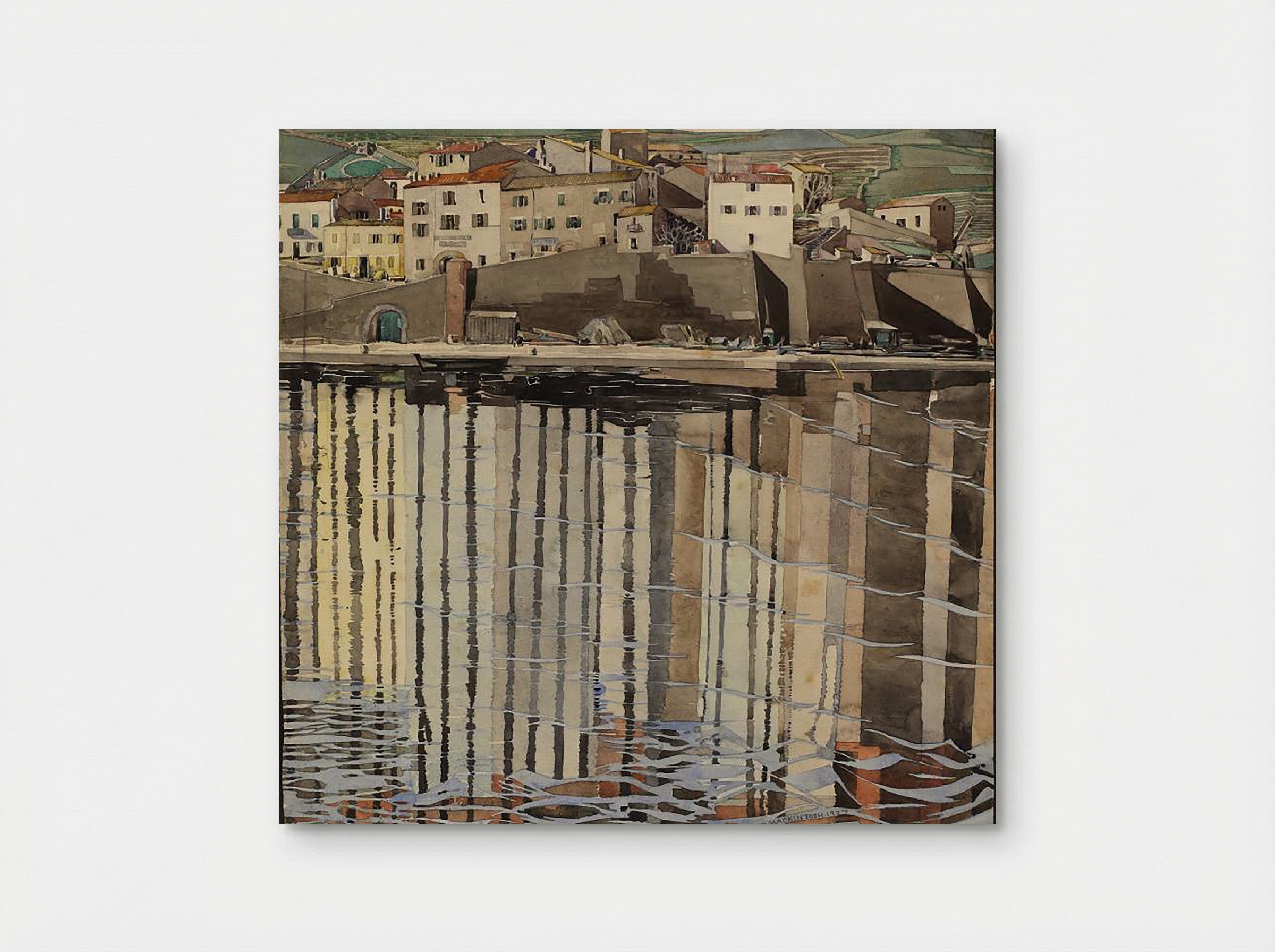 La Rue du Soleil, Port Vendres - Charles Robert Mackintosh - Poster