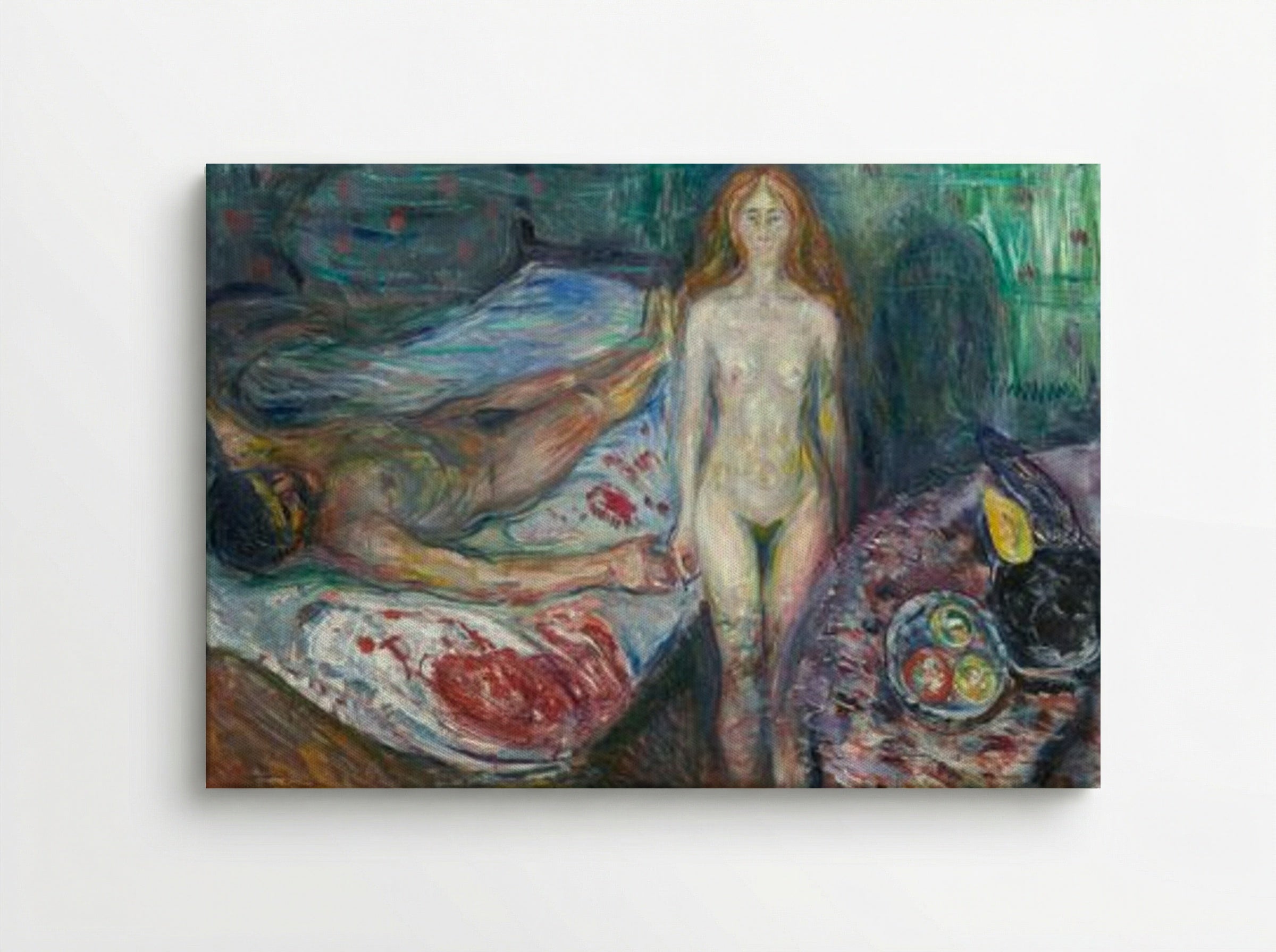 The Death of Marat - Edvard Munch - Canvas