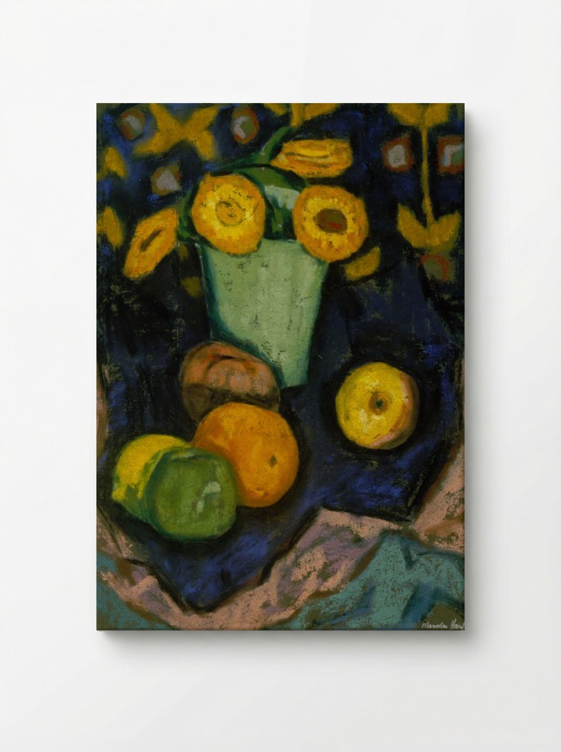 Still Life (Flowers and Fruit) - Marsden Hartley - Canvas