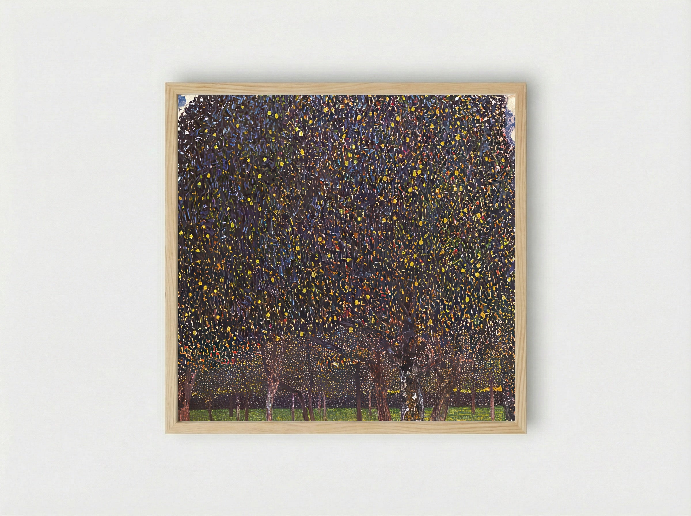 Pear Tree - Gustav Klimt - Framed Print Wood