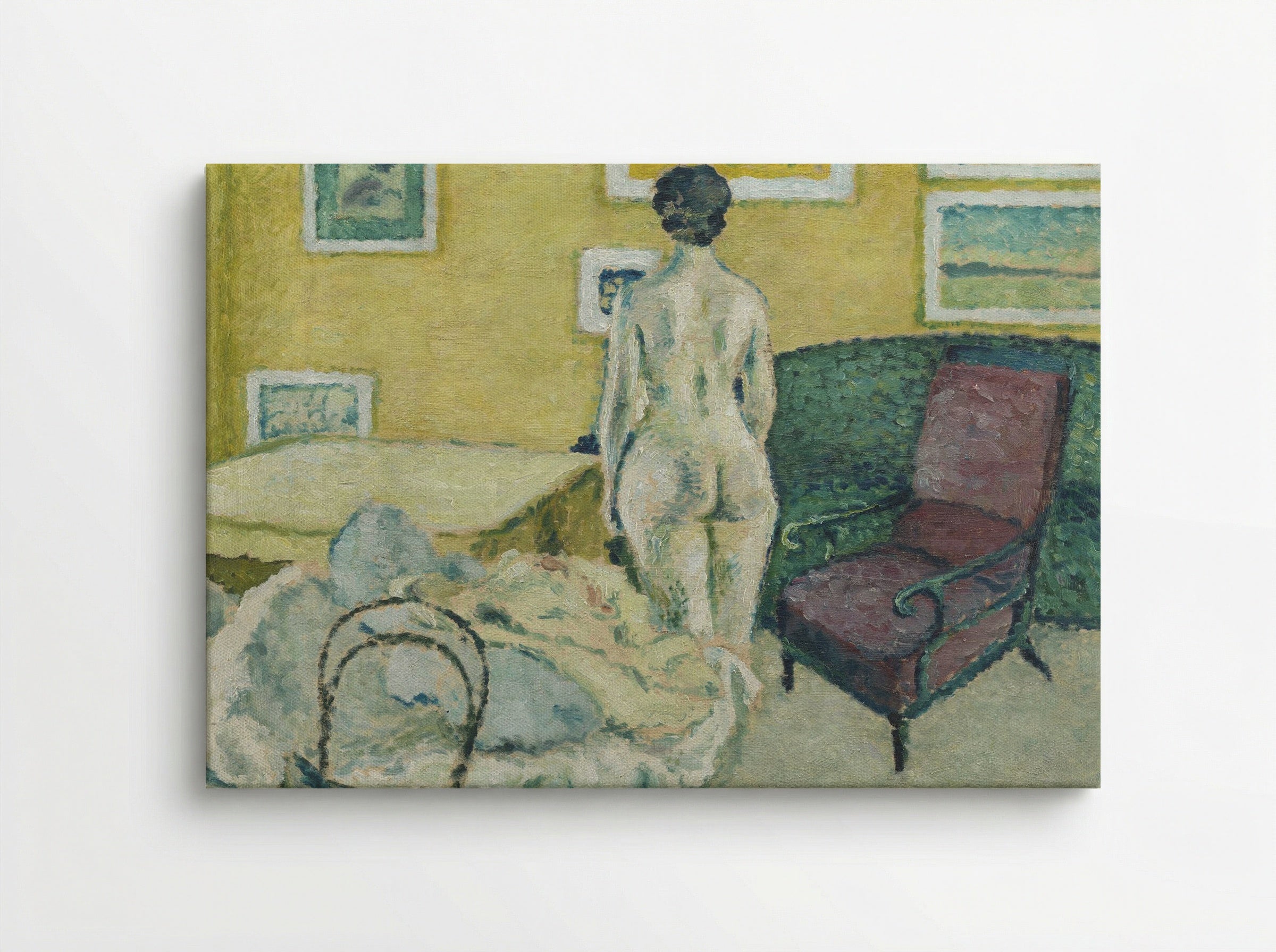 Model Figure in Interior - Harald Giersing - Canvas